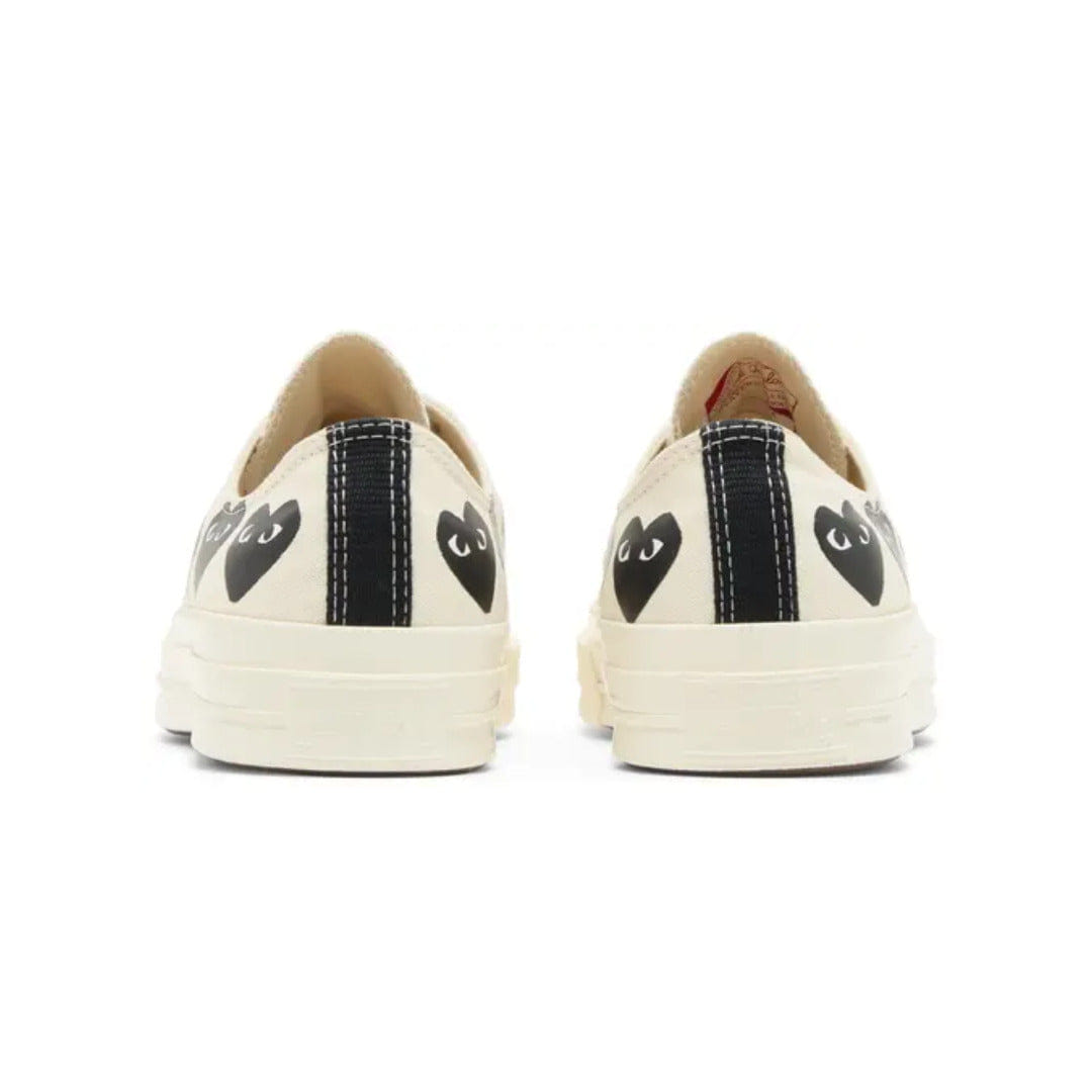 Converse Comme des Garçons PLAY x Converse Chuck 70 Low 'Multi Heart - Milk Black