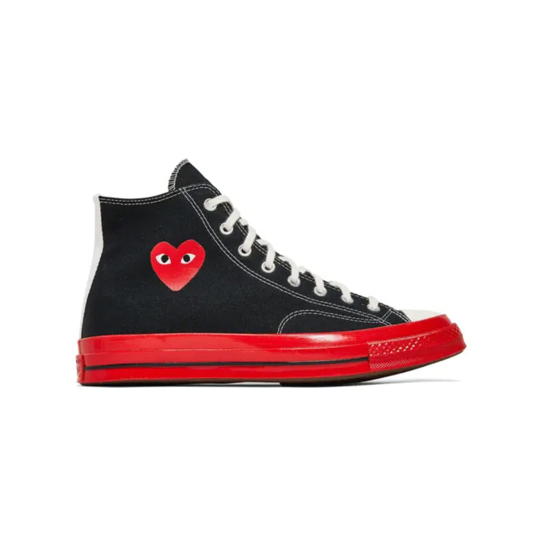 Converse Comme des Garçons Play x Converse Chuck 70 High Black Red