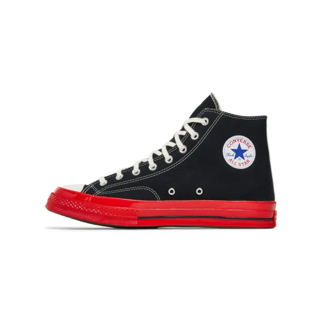 Converse Comme des Garçons Play x Converse Chuck 70 High Black Red