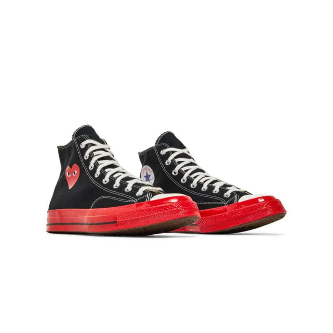 Converse Comme des Garçons Play x Converse Chuck 70 High Black Red
