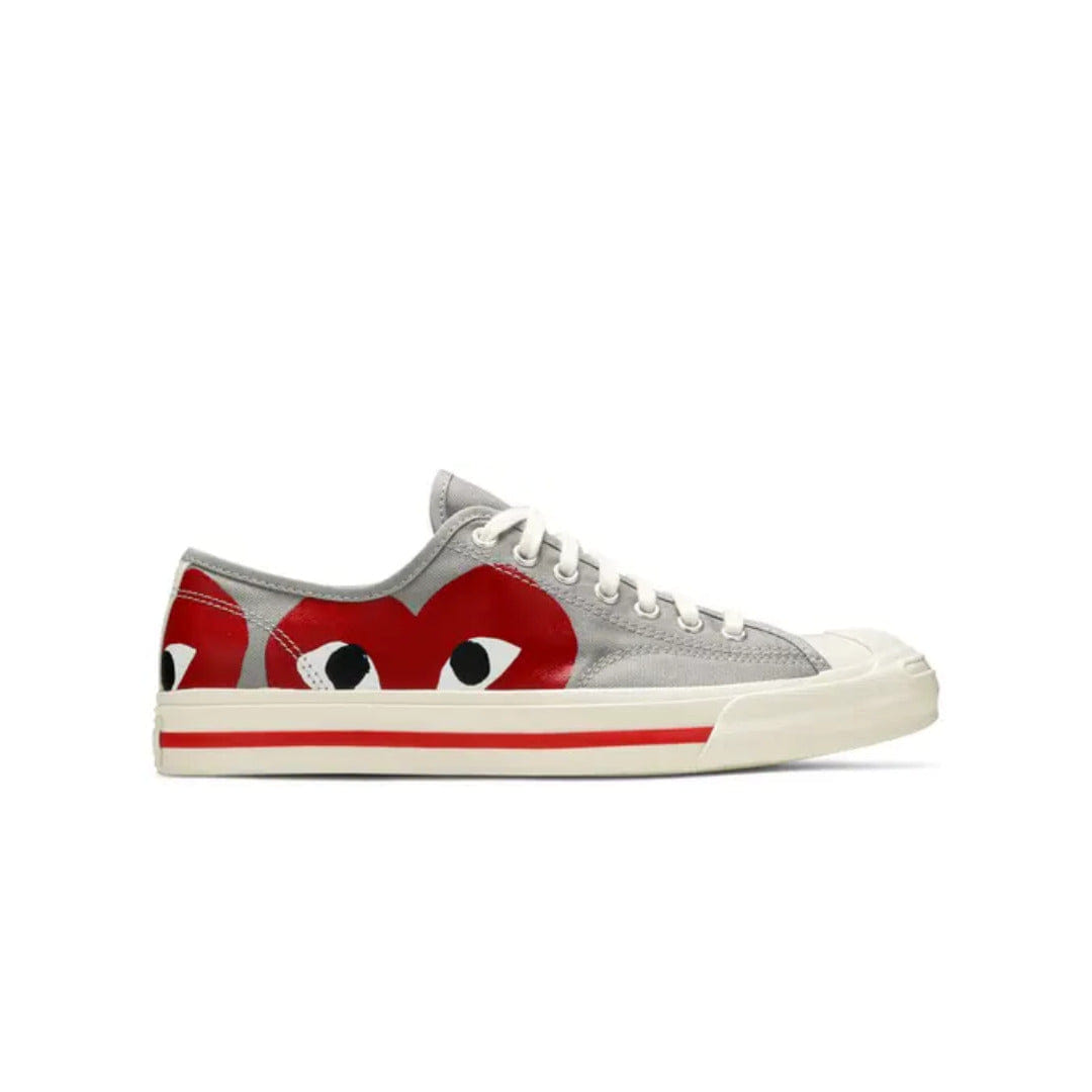 Converse Comme des Garçons PLAY x Converse Jack Purcell Drizzle Red