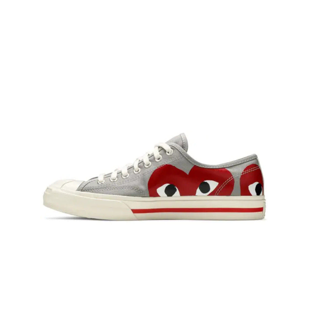 Converse Comme des Garçons PLAY x Converse Jack Purcell Drizzle Red