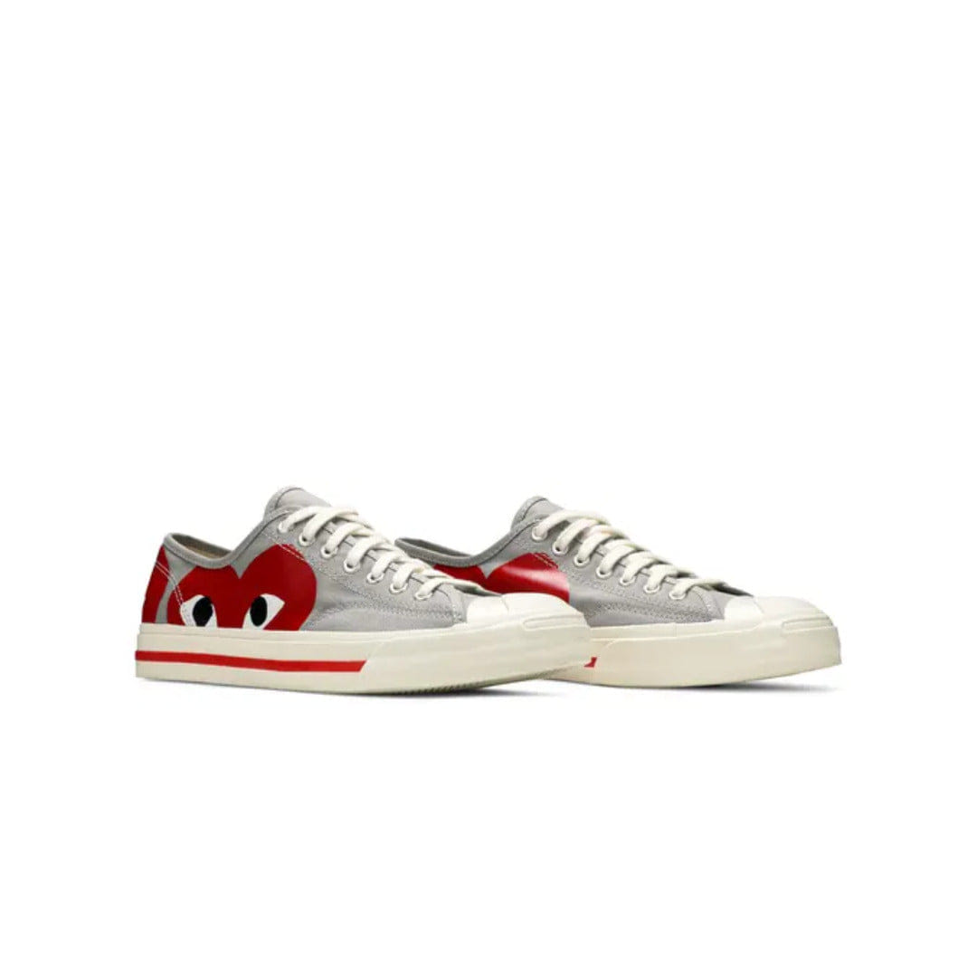 Converse Comme des Garçons PLAY x Converse Jack Purcell Drizzle Red