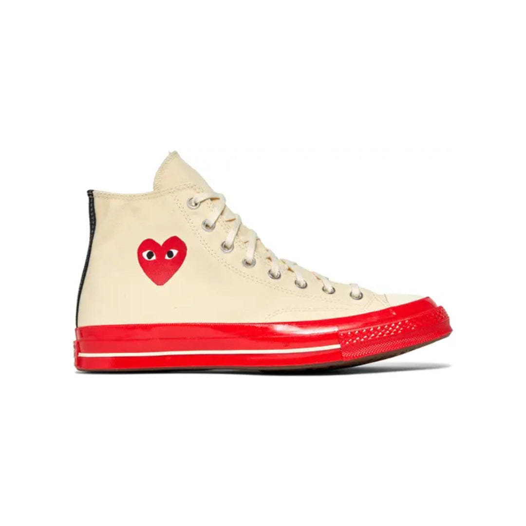 Converse Comme des Garçons Play x Converse Chuck 70 High Pristine Red