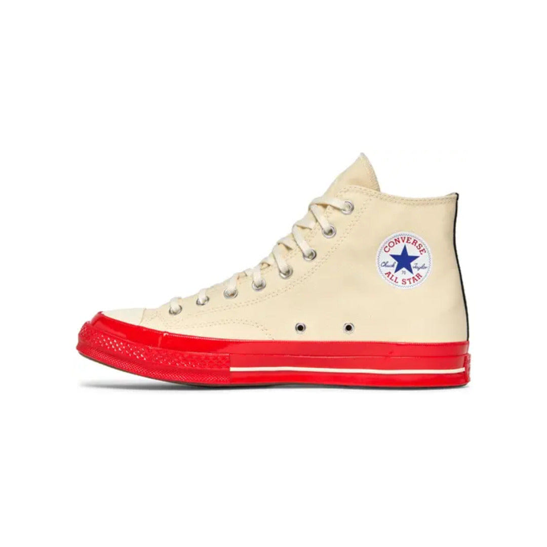 Converse Comme des Garçons Play x Converse Chuck 70 High Pristine Red