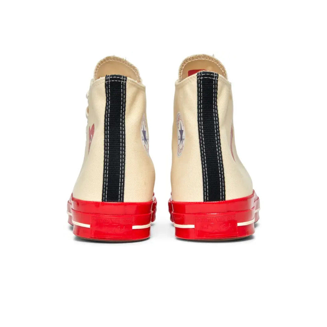Converse Comme des Garçons Play x Converse Chuck 70 High Pristine Red