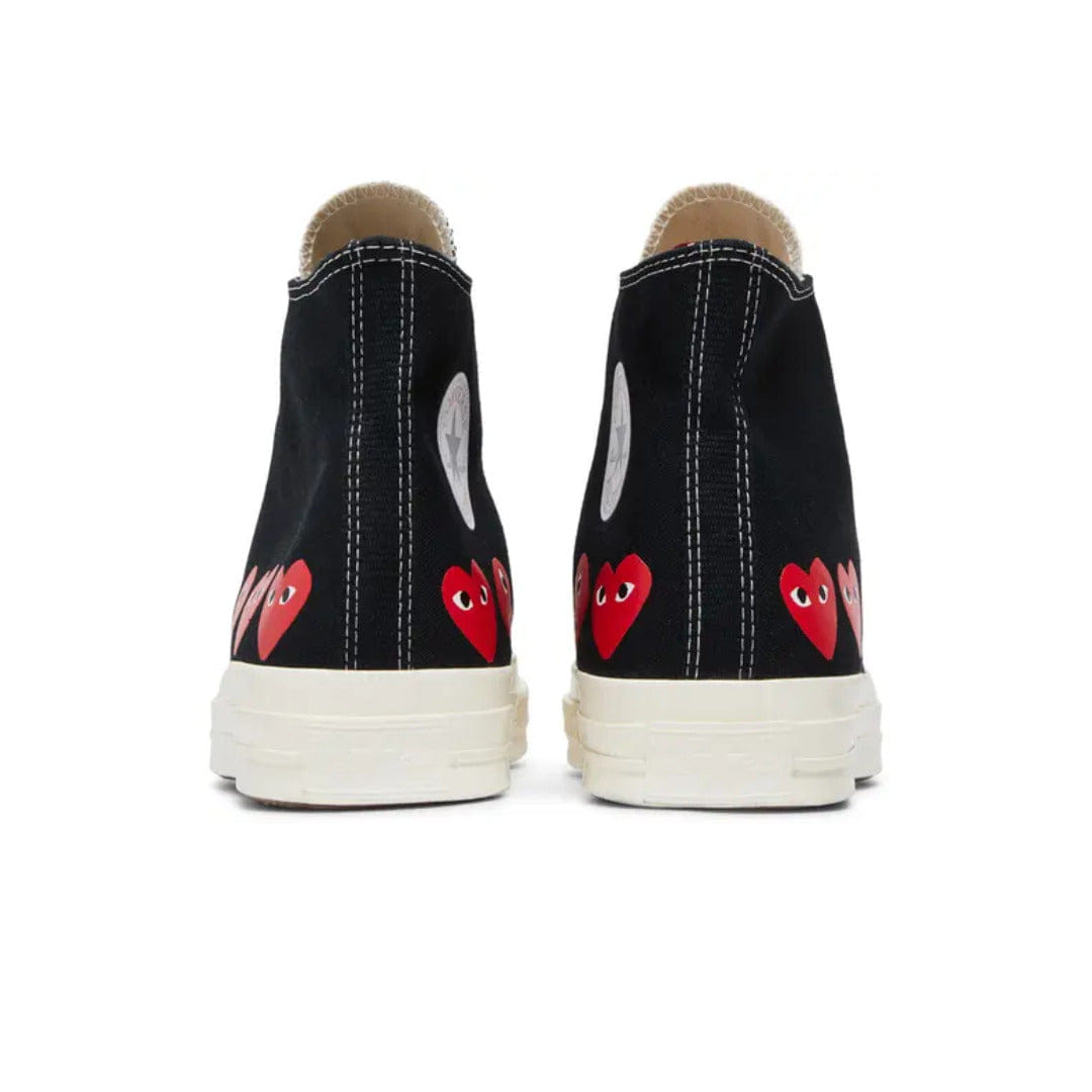 Converse Comme des Garçons PLAY x Converse Chuck 70 High 'Multi Heart - Black