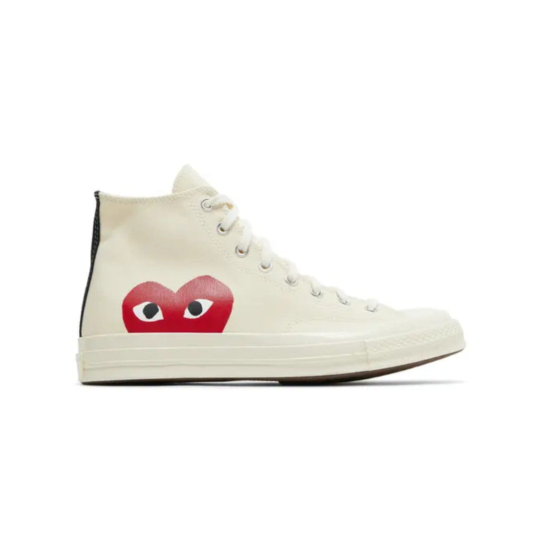 Converse Comme des Garçons Play x Converse Chuck 70 High Milk