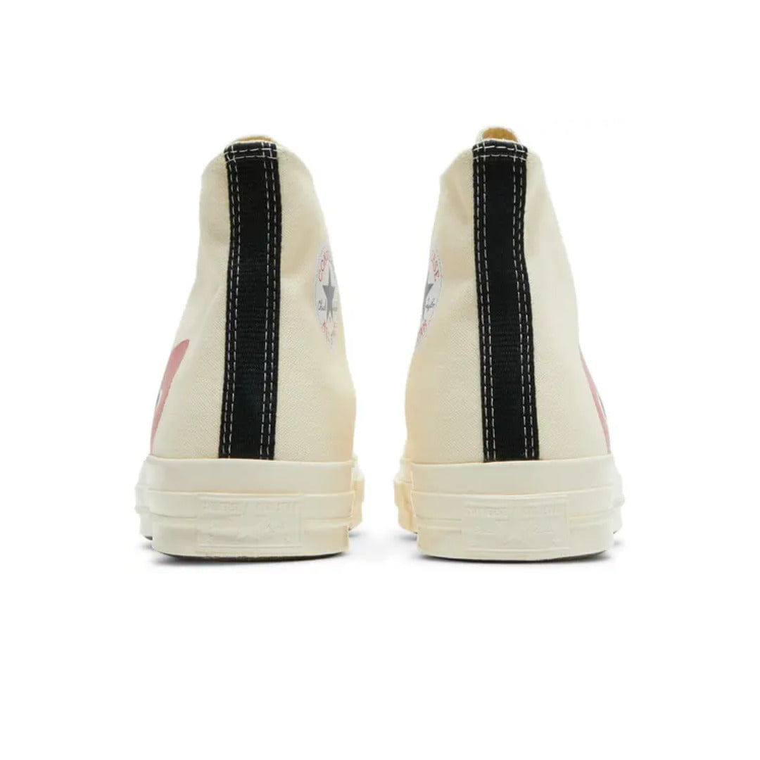 Converse Comme des Garçons Play x Converse Chuck 70 High Milk