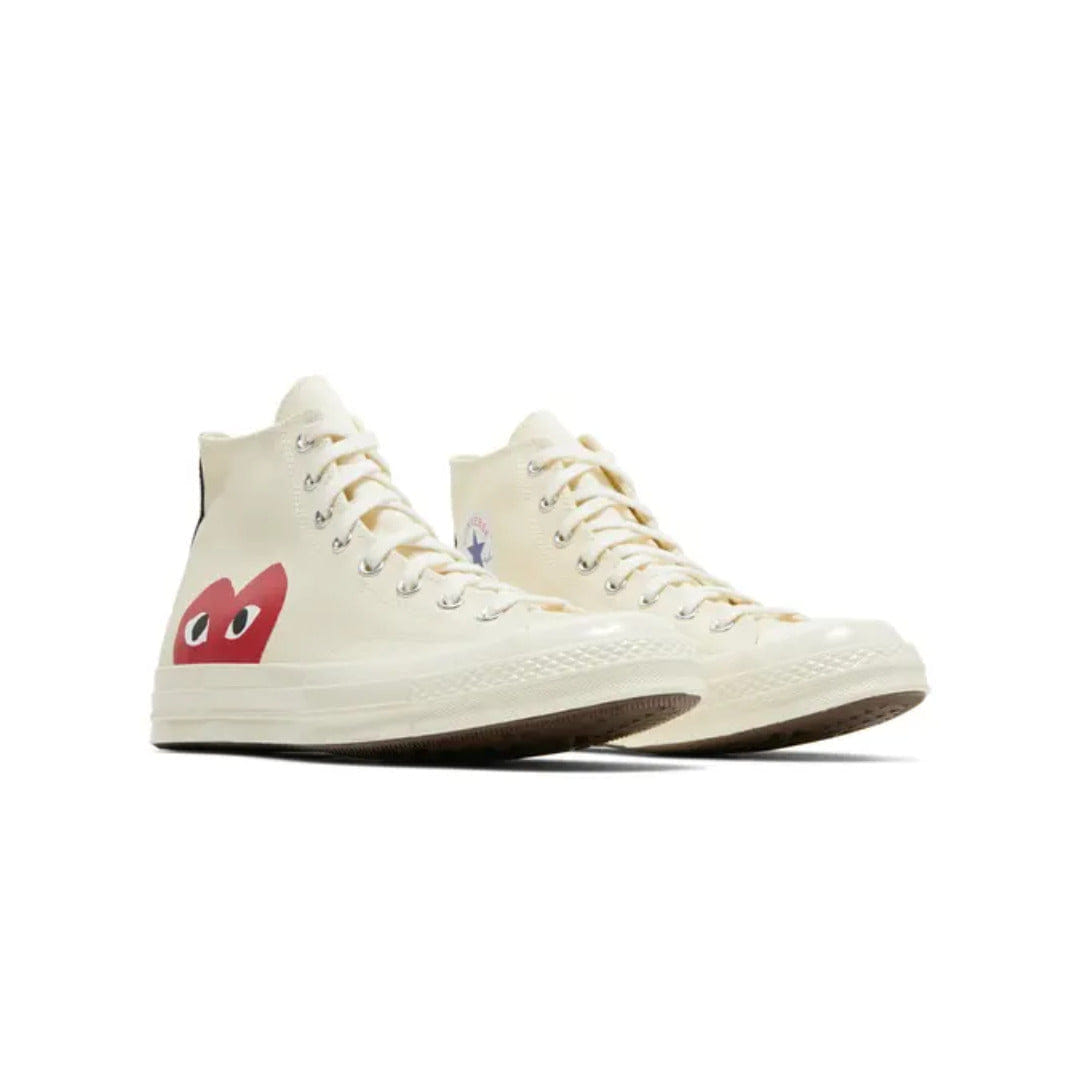 Converse Comme des Garçons Play x Converse Chuck 70 High Milk
