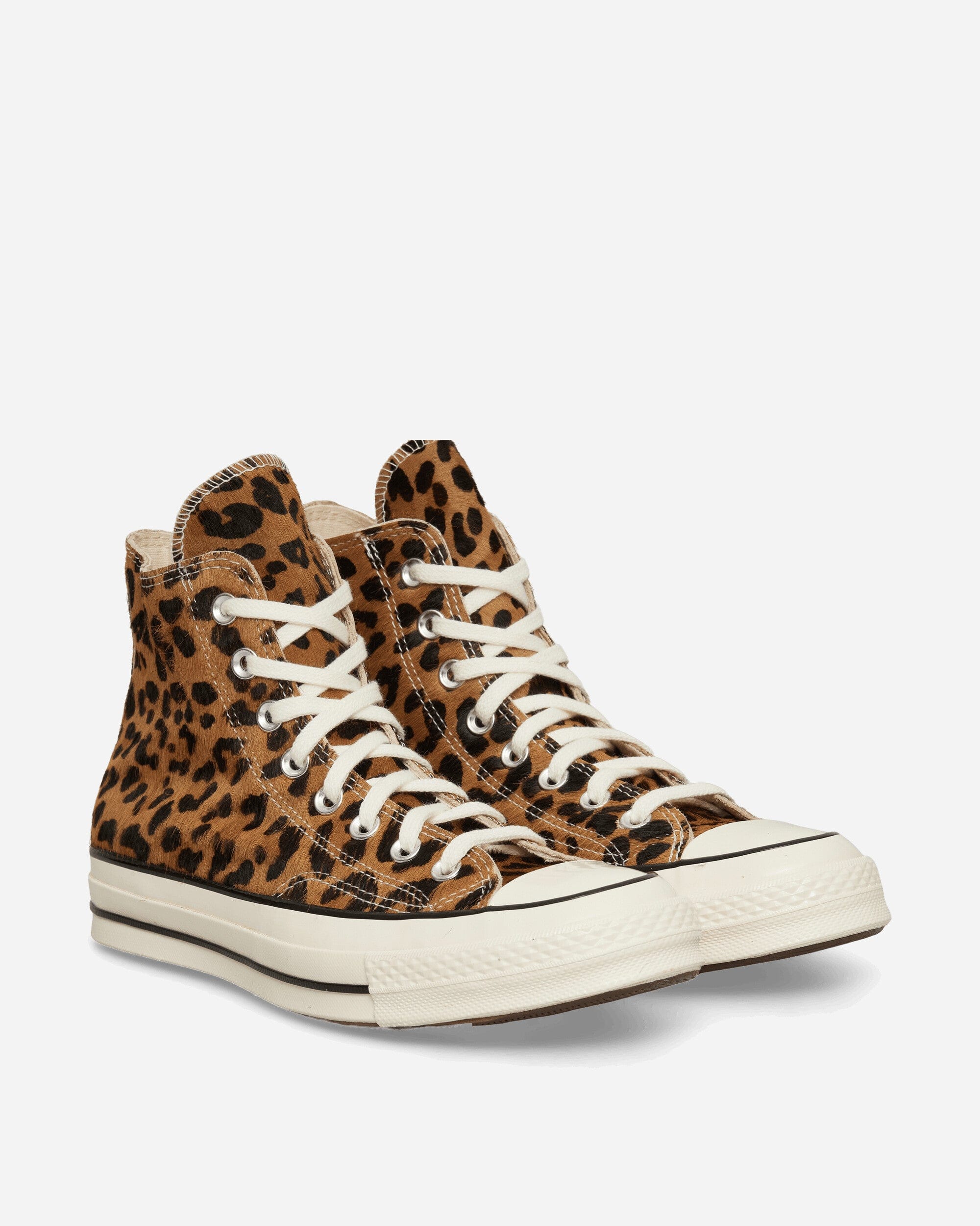 Converse Chuck 70 Leopard Pony Hair Sneakers Black / Natural Ivory