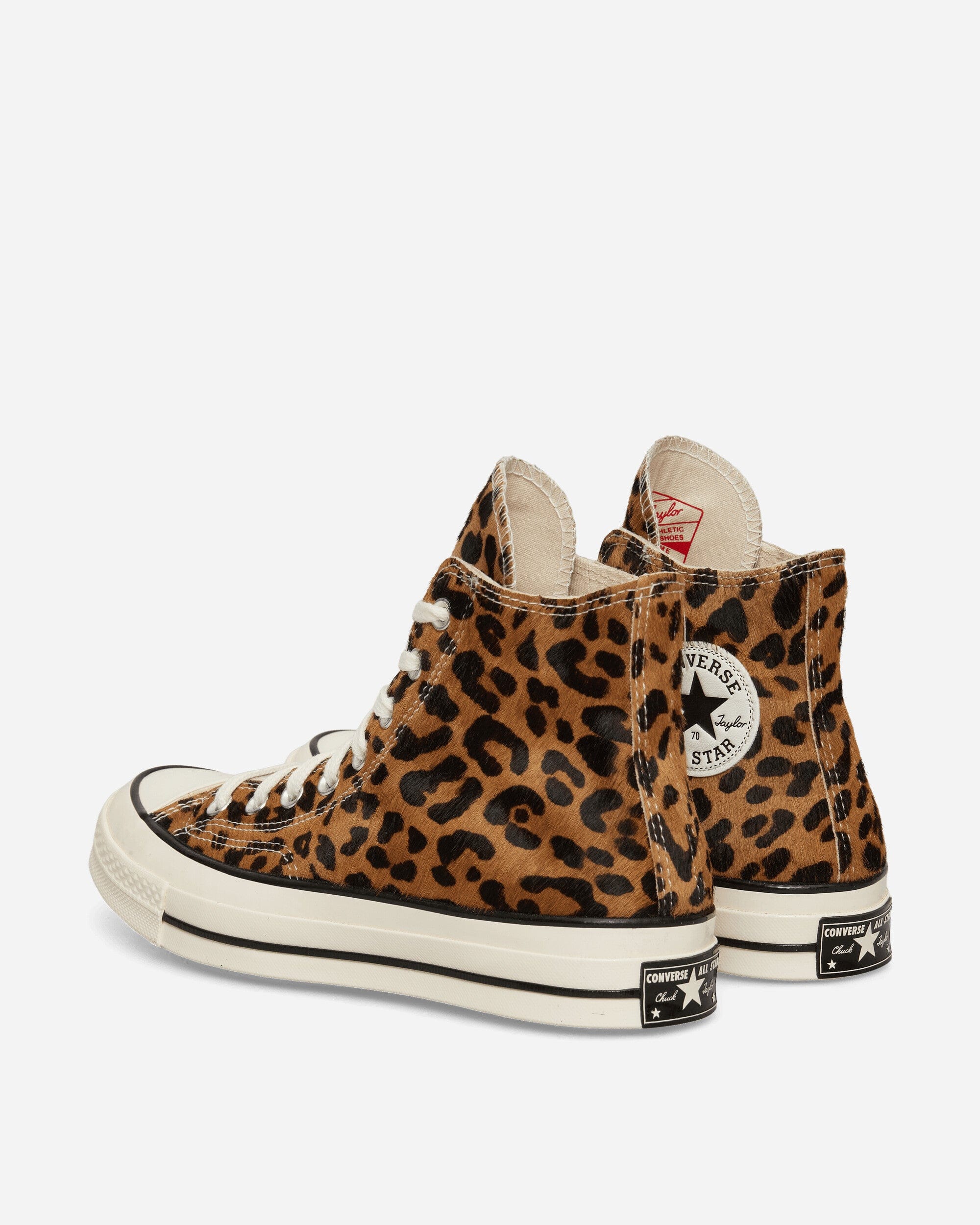 Converse Chuck 70 Leopard Pony Hair Sneakers Black / Natural Ivory