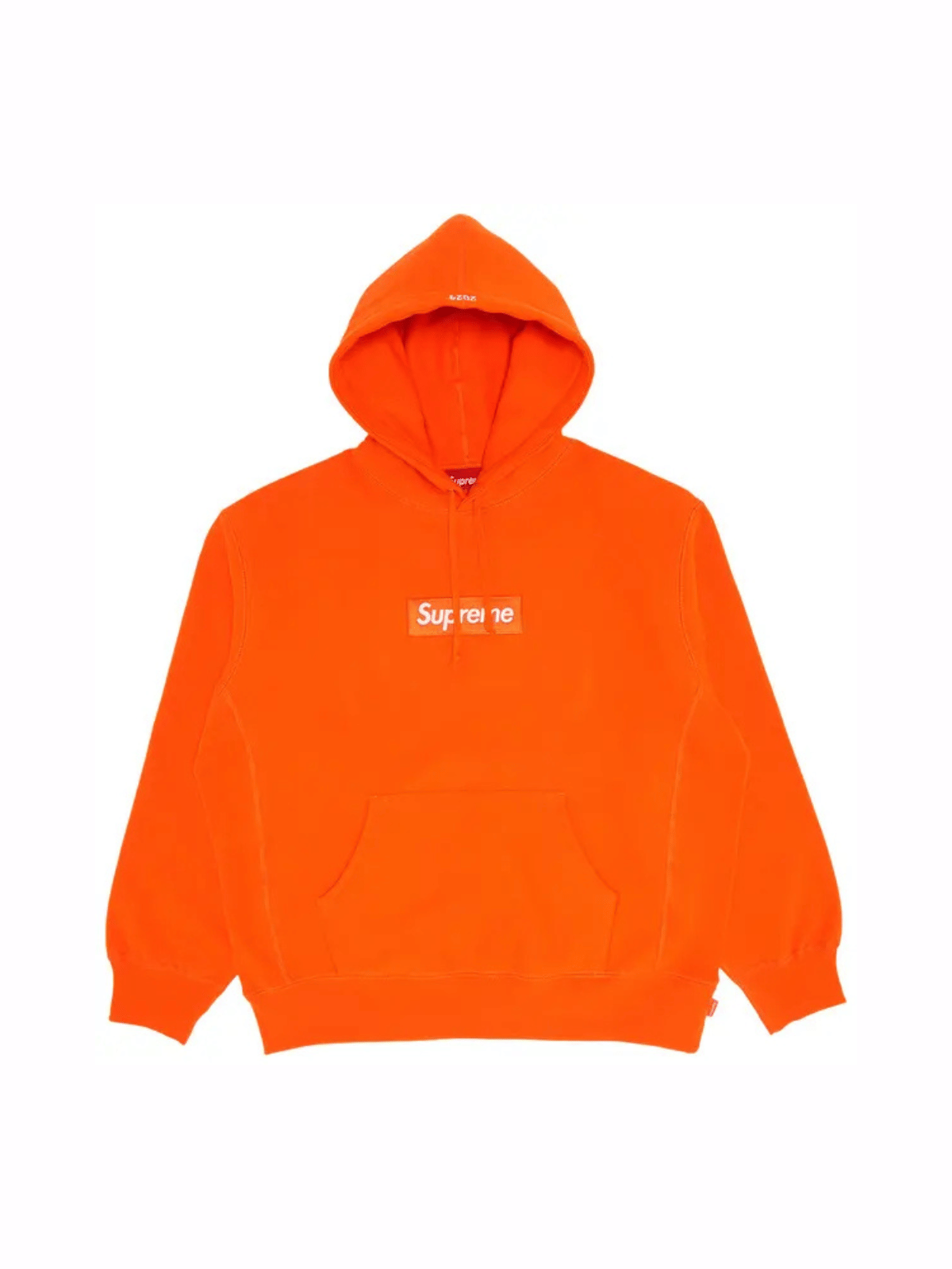 Supreme Box Logo Hooded Sweatshirt Dark Orange