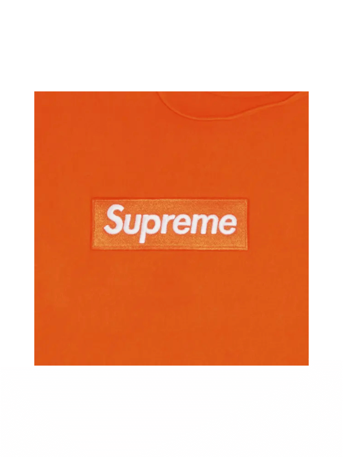 Supreme Box Logo Hooded Sweatshirt Dark Orange