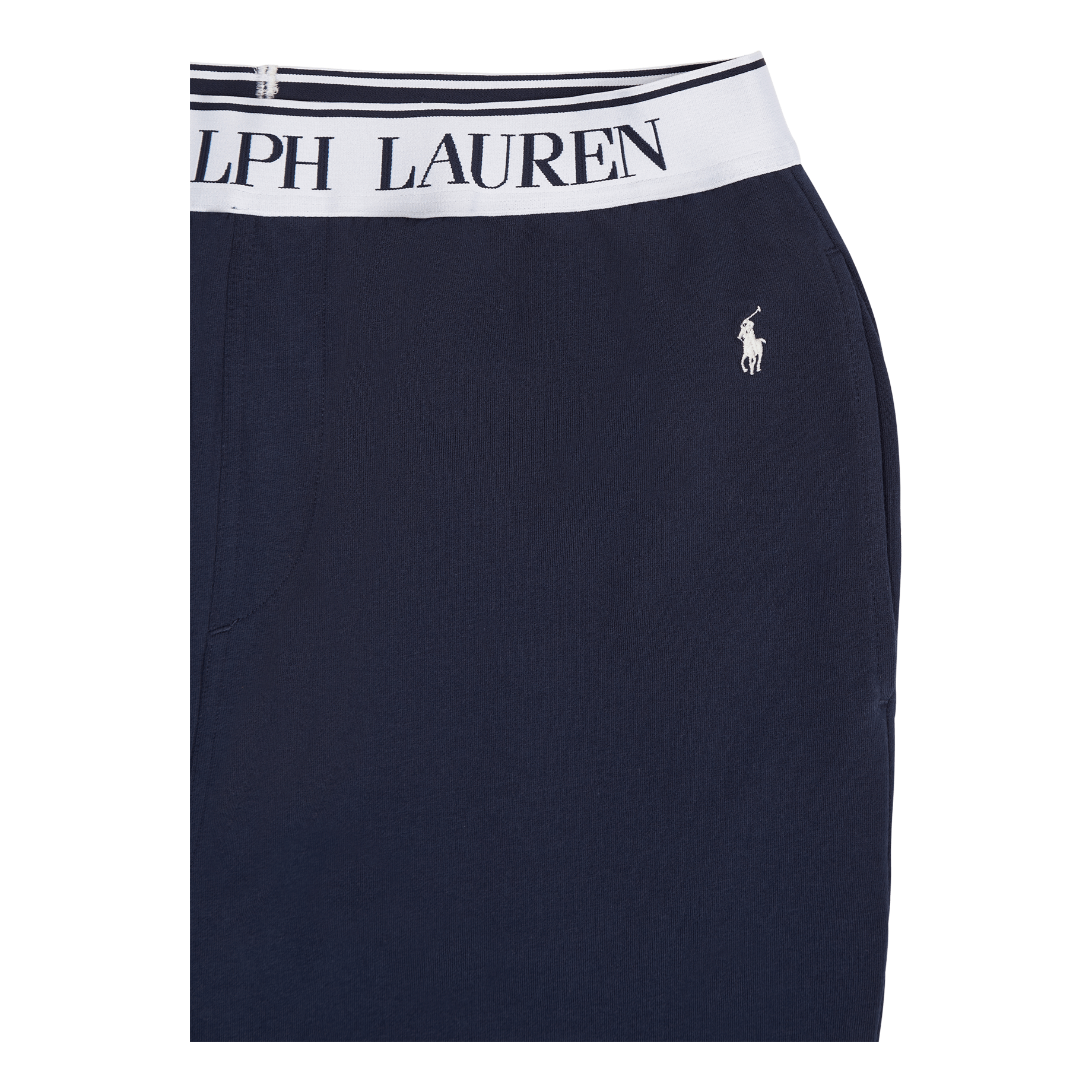 Polo Ralph Lauren French Terry Sleep Jogger Cruise Navy White Wb