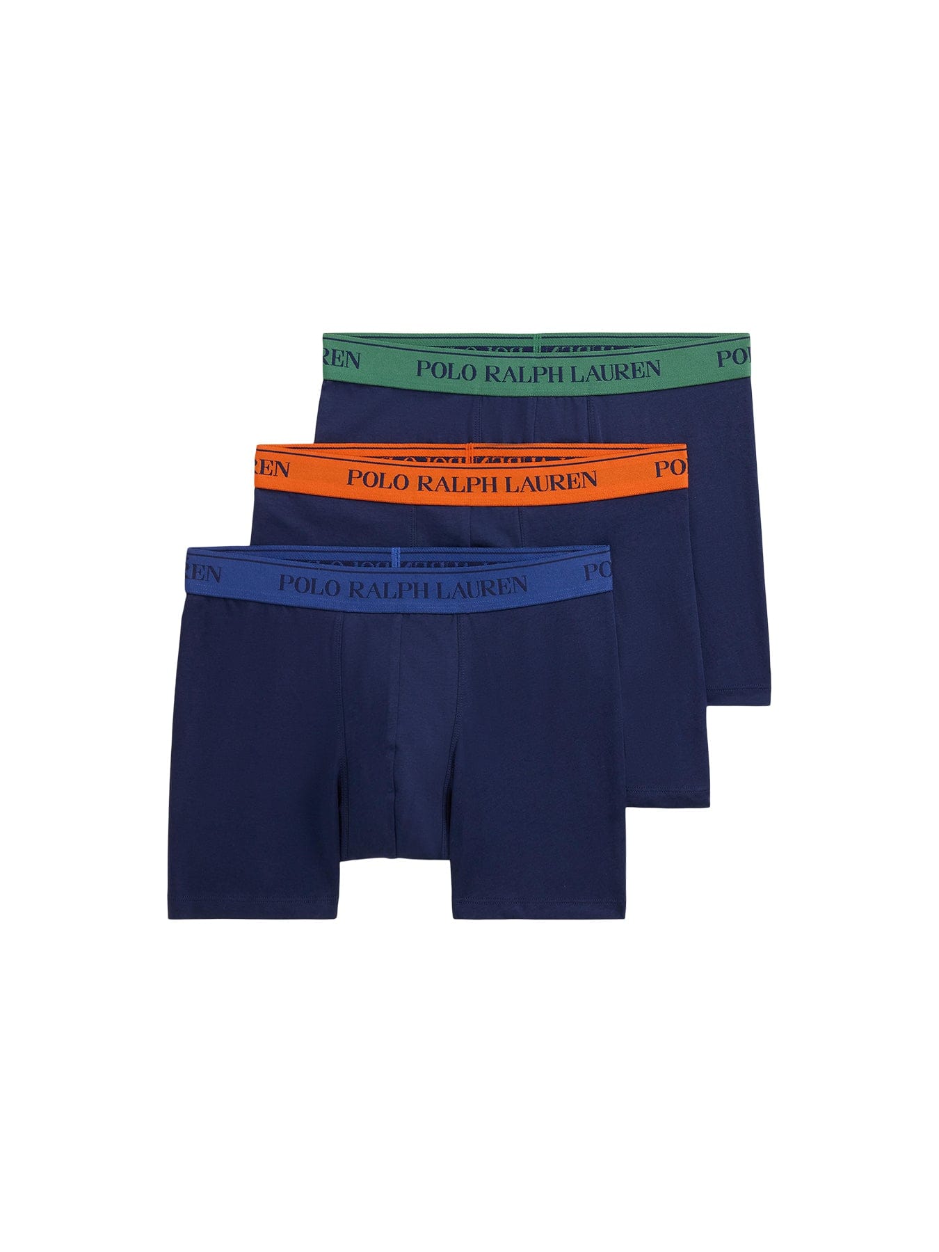 Polo Ralph Lauren 3 Pack Contrast Waistband Boxer Briefs Multi
