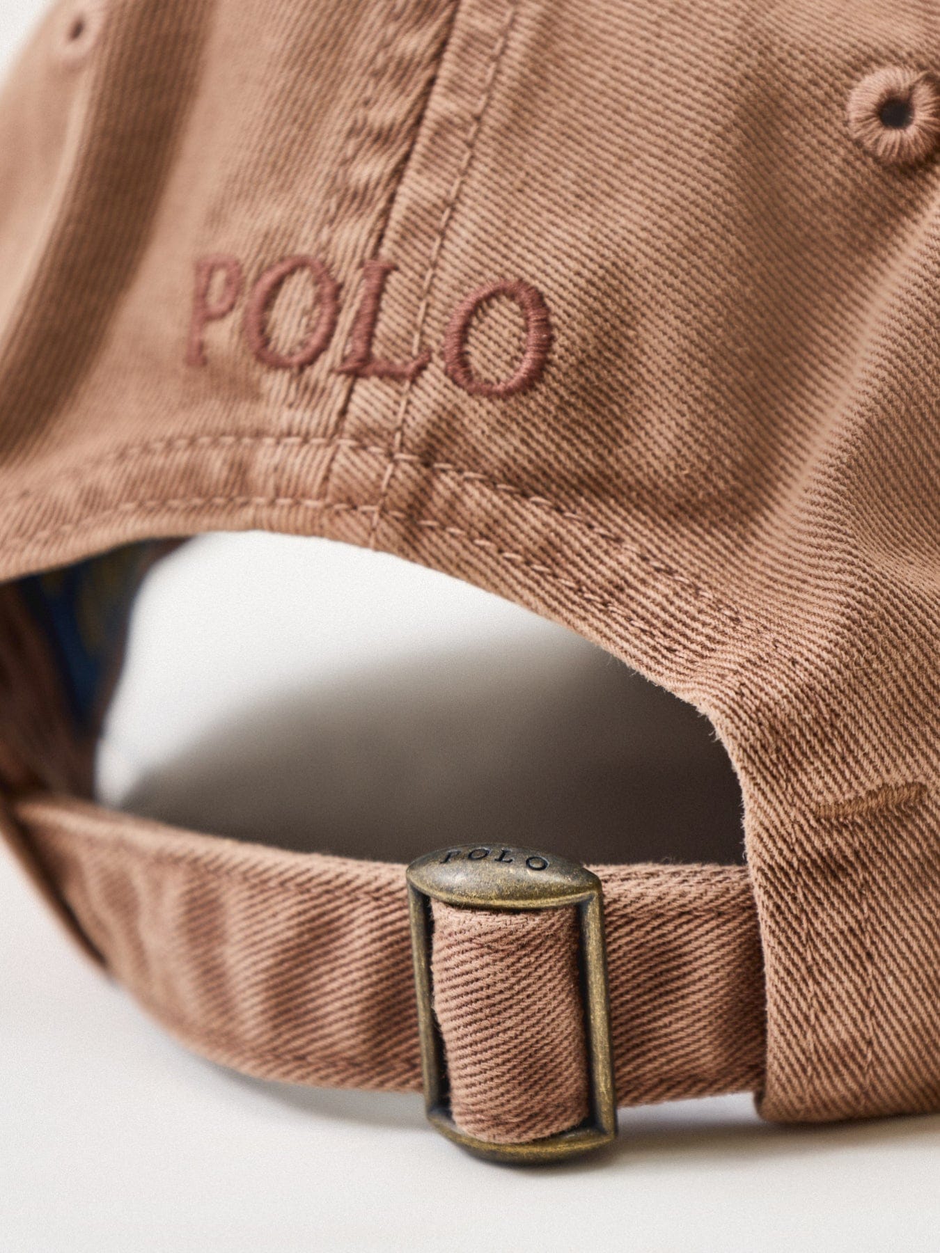 Polo Ralph Lauren Cotton Baseball Cap Branch Brown
