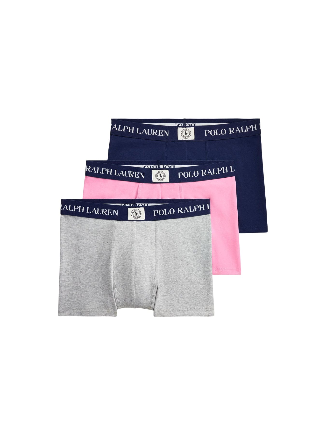 Polo Ralph Lauren Central Logo Trunks Three Pack Multi