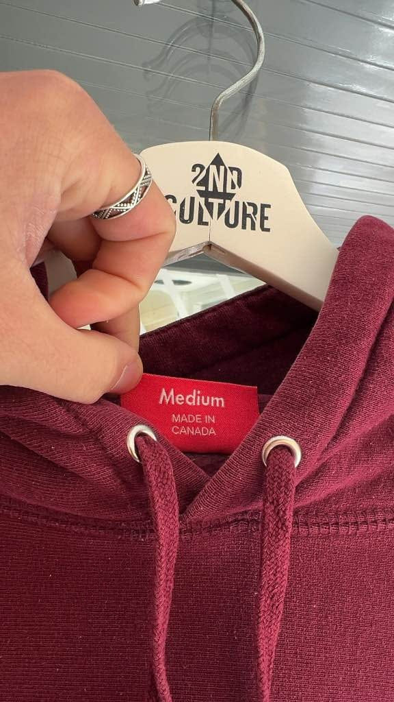 Supreme SS23 Supreme Motion Logo Hoodie Burgundy (M)