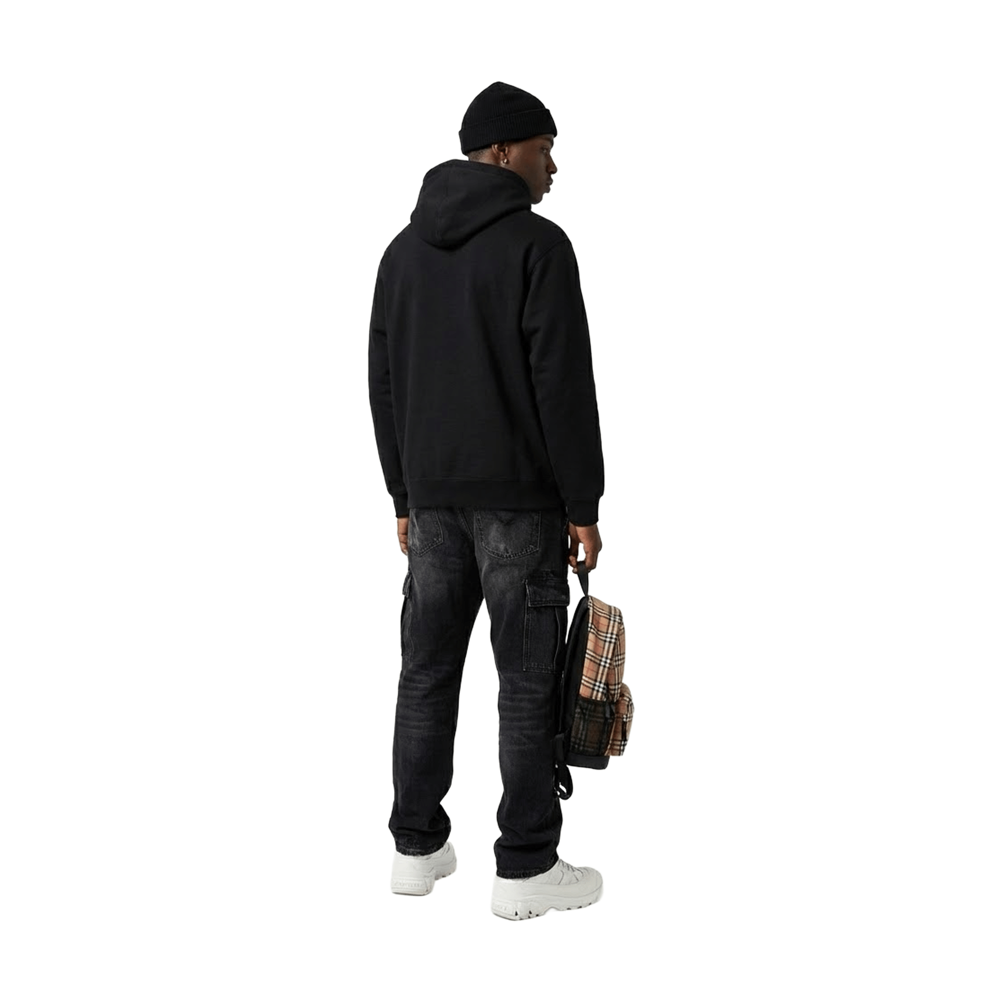 Supreme x BURBERRY Box Logo Hoodie Black (SS22)