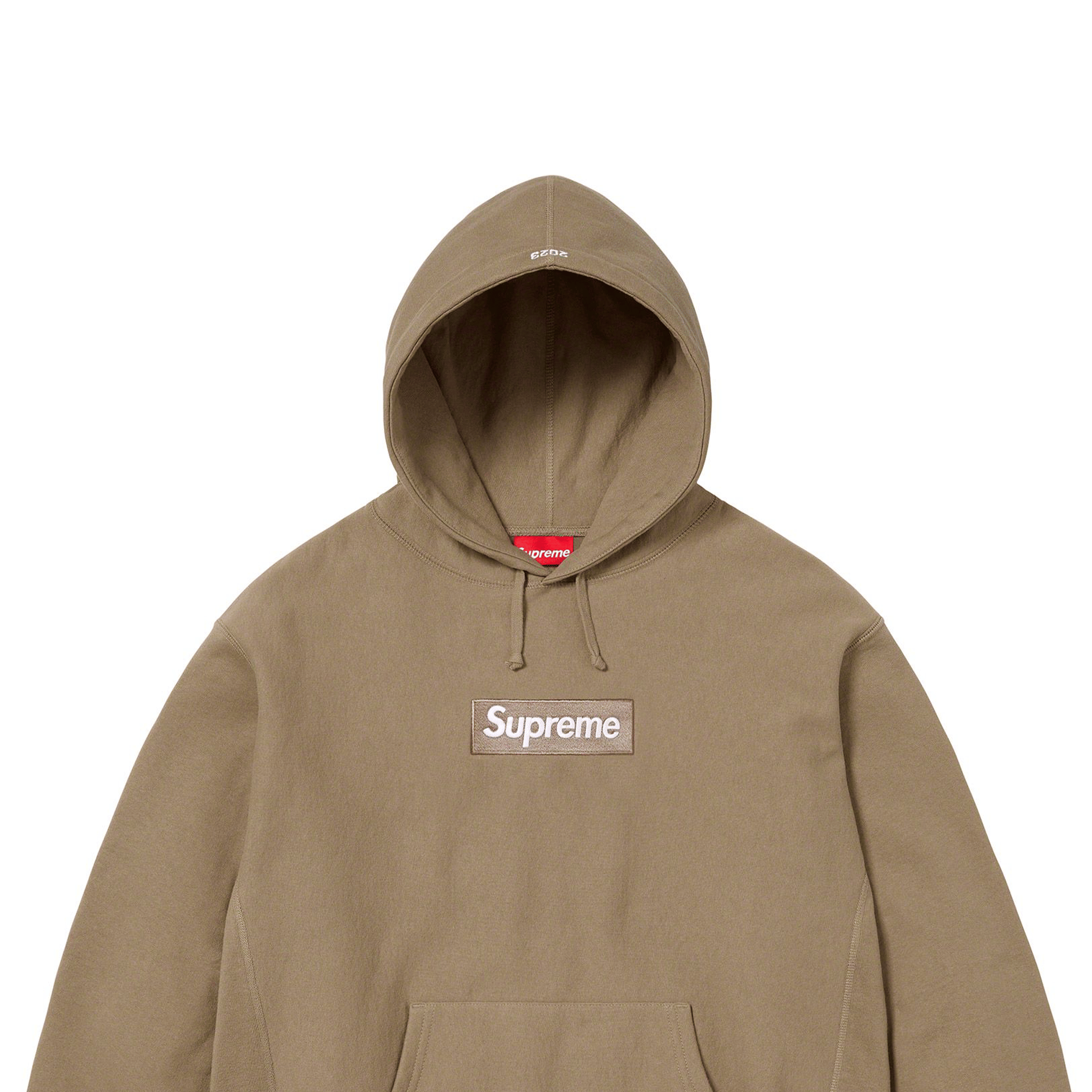 Supreme Box Logo Hoodie Dark Sand (FW23)