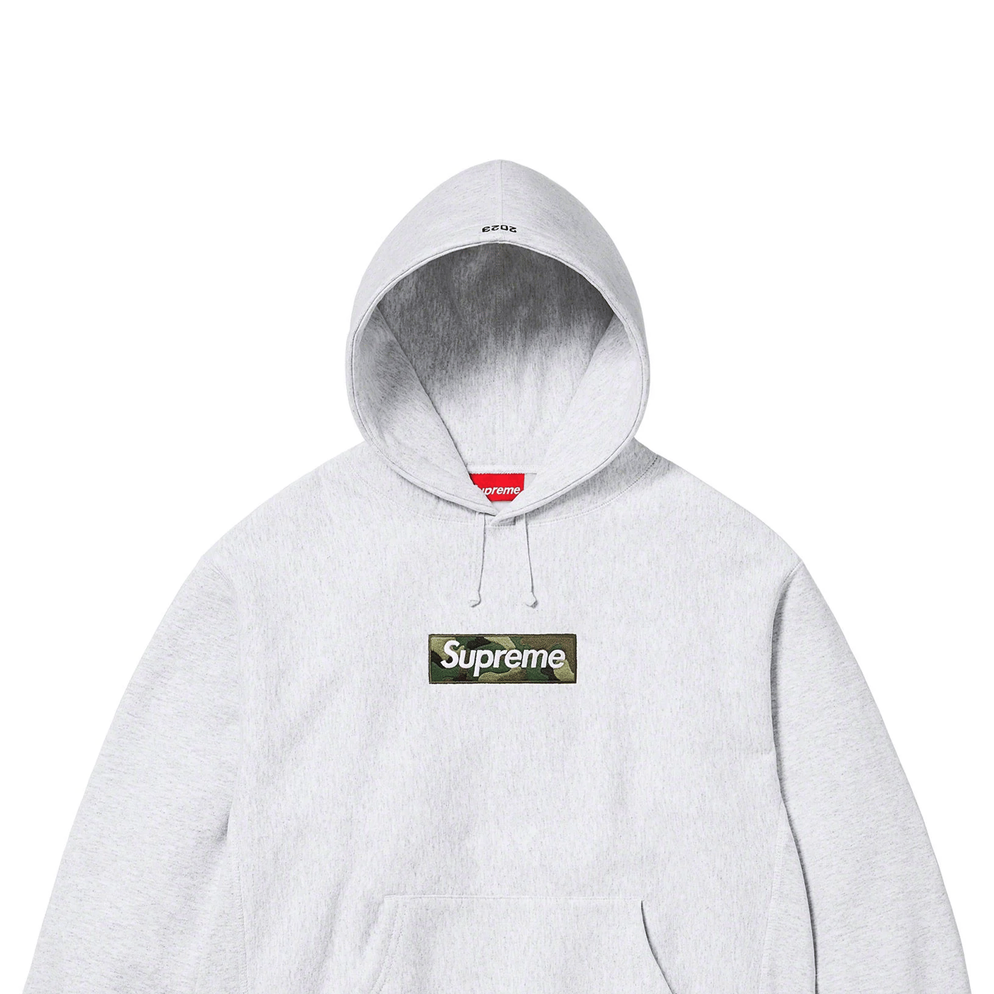 Supreme Box Logo Hoodie Ash Grey (FW23)