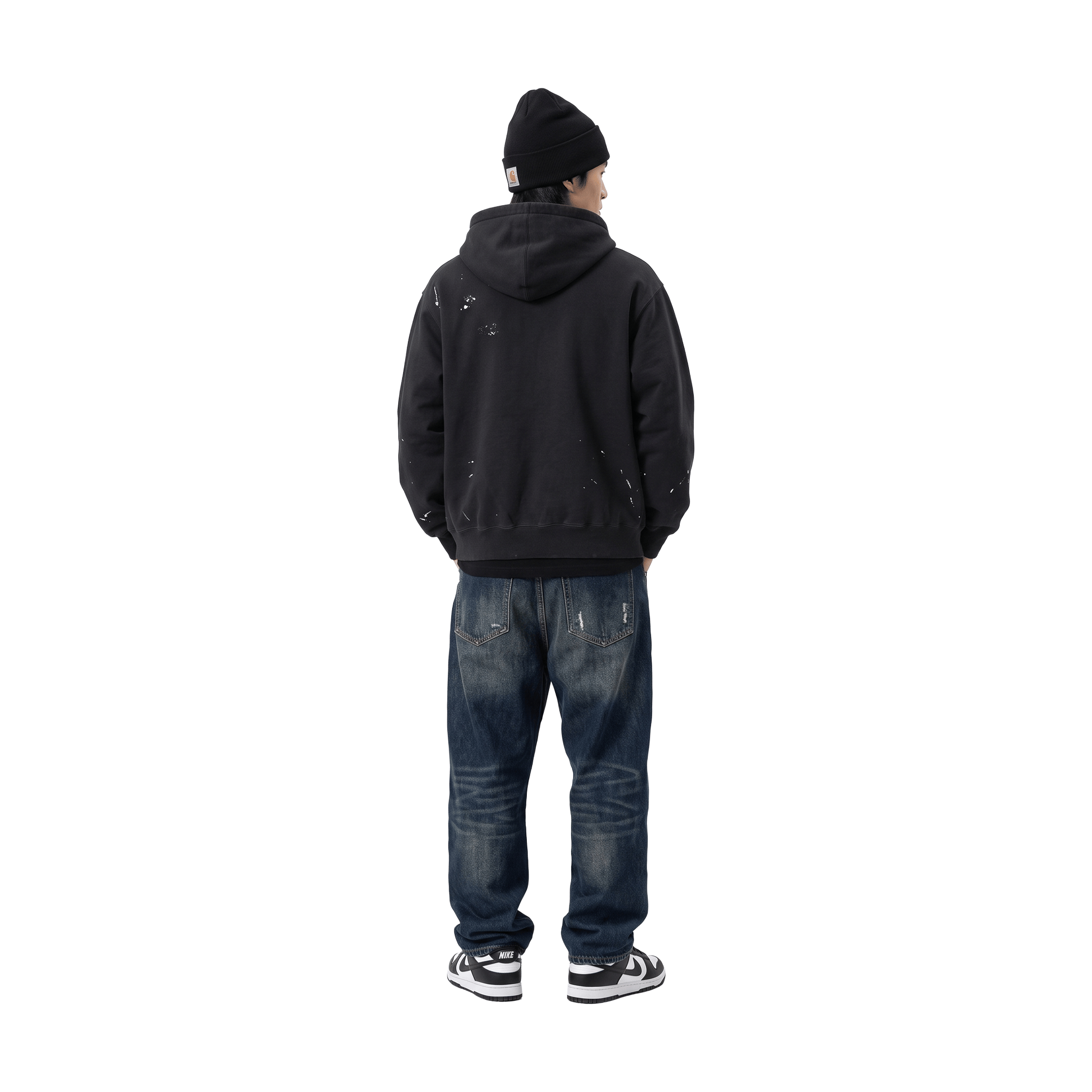Supreme® / MM6 Maison Margiela Box Logo Zip Up Hoodie Black (SS26)