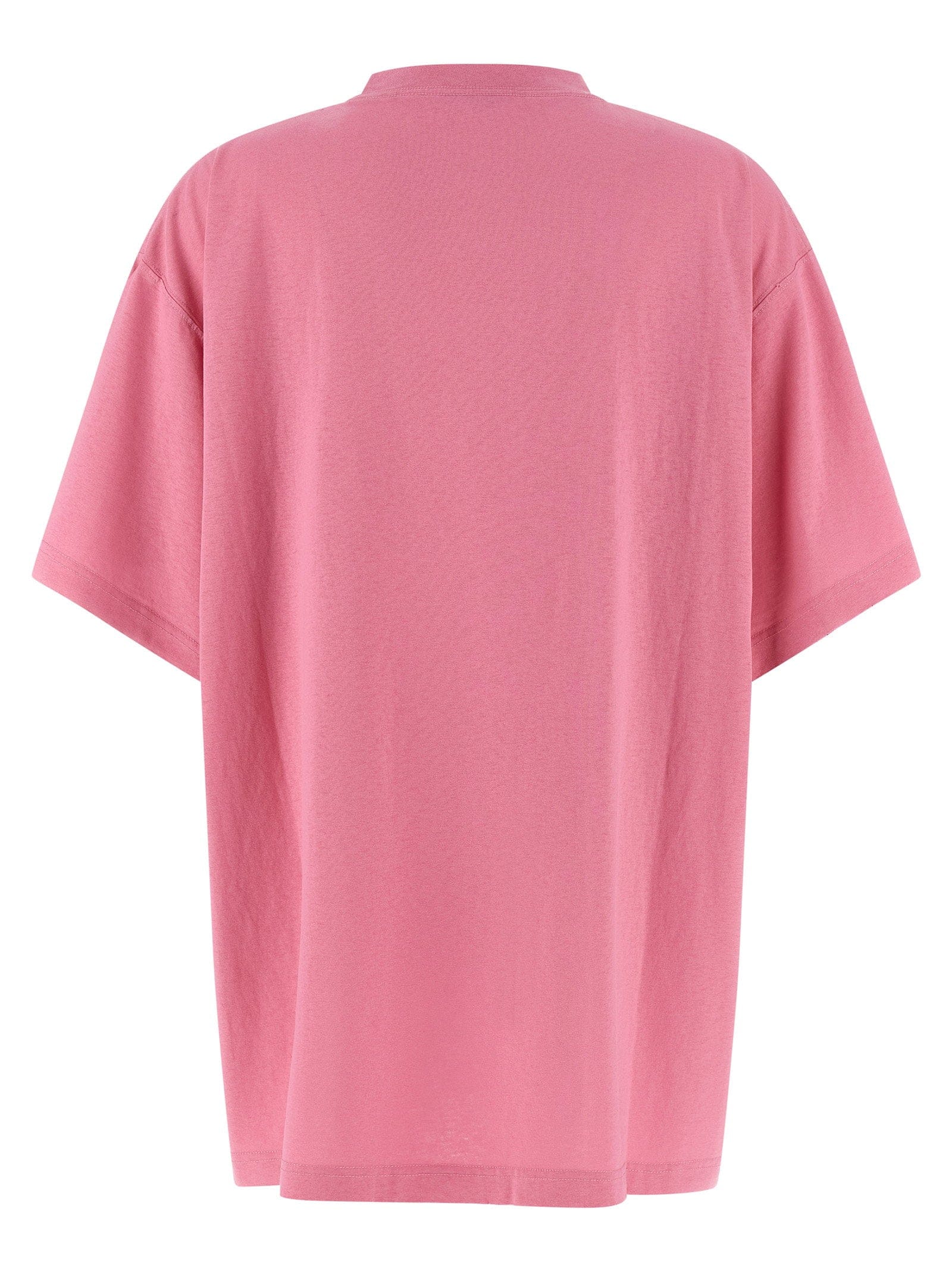 Balenciaga VIP Patch Appliqué T - Shirt — Pink