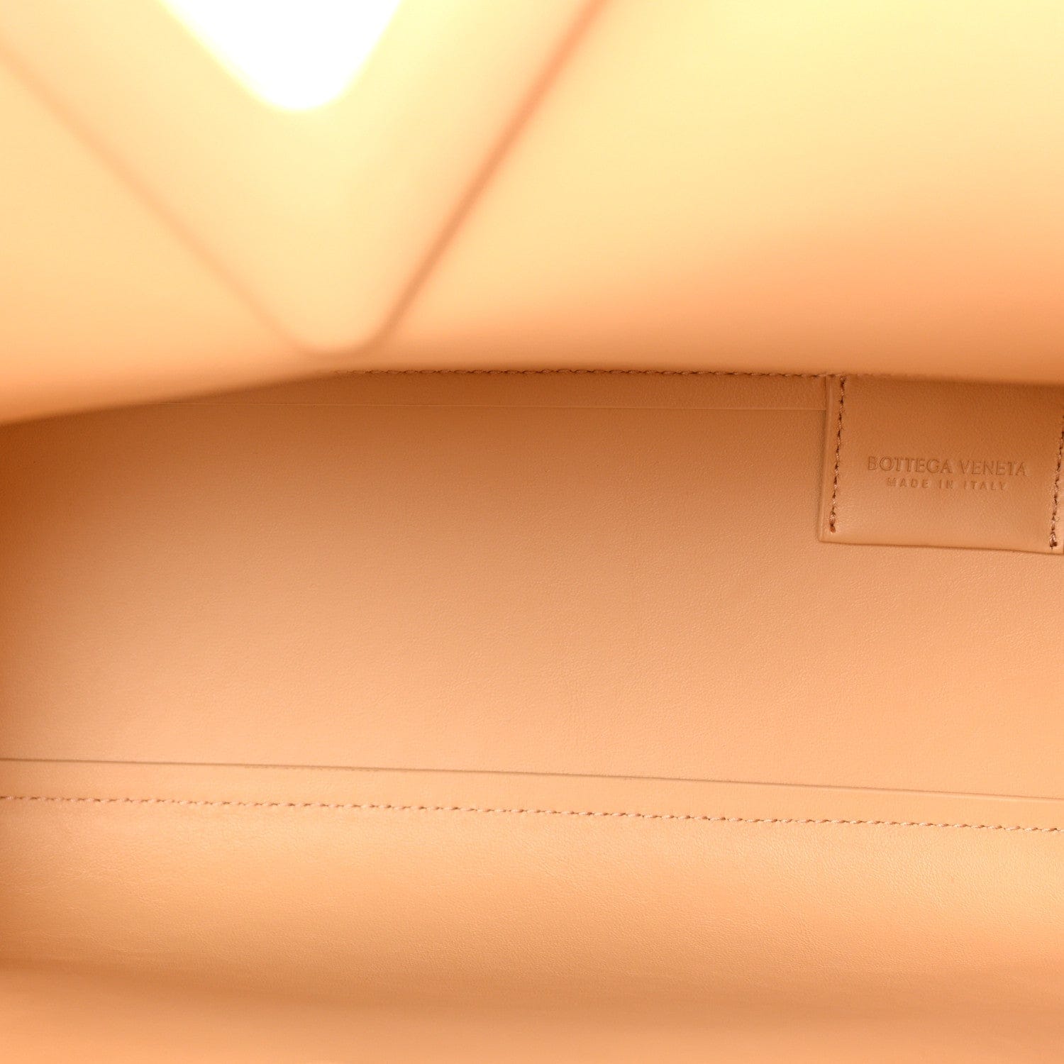 Bottega Veneta Calfskin Medium The Point Triangle Bag Almond