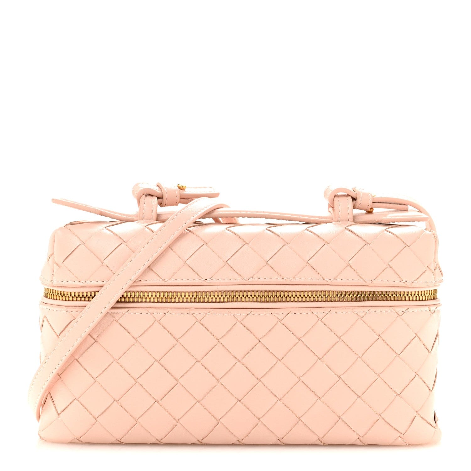 Bottega Veneta Calfskin Intrecciato Bang Bang Vanity Case Cameo