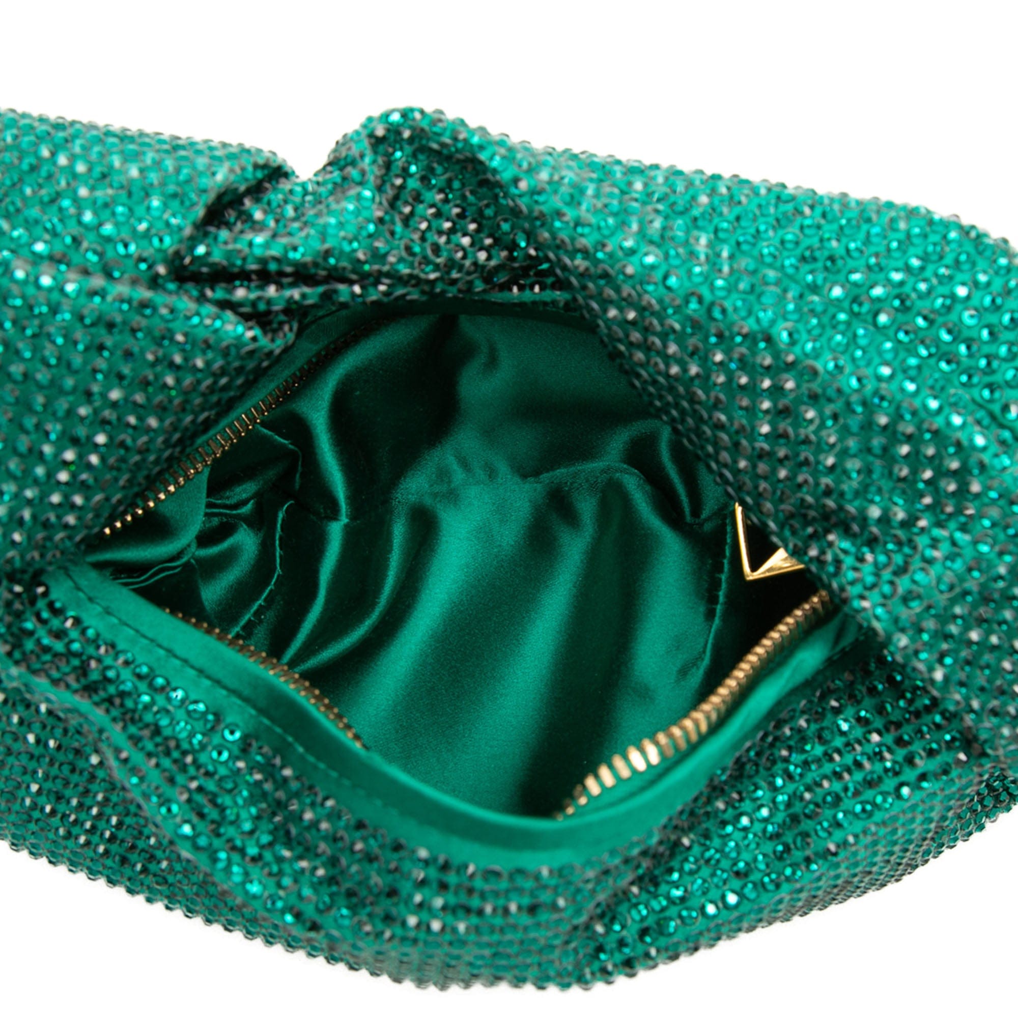 Bottega Veneta Mini Crystal Embellished Satin Jodie