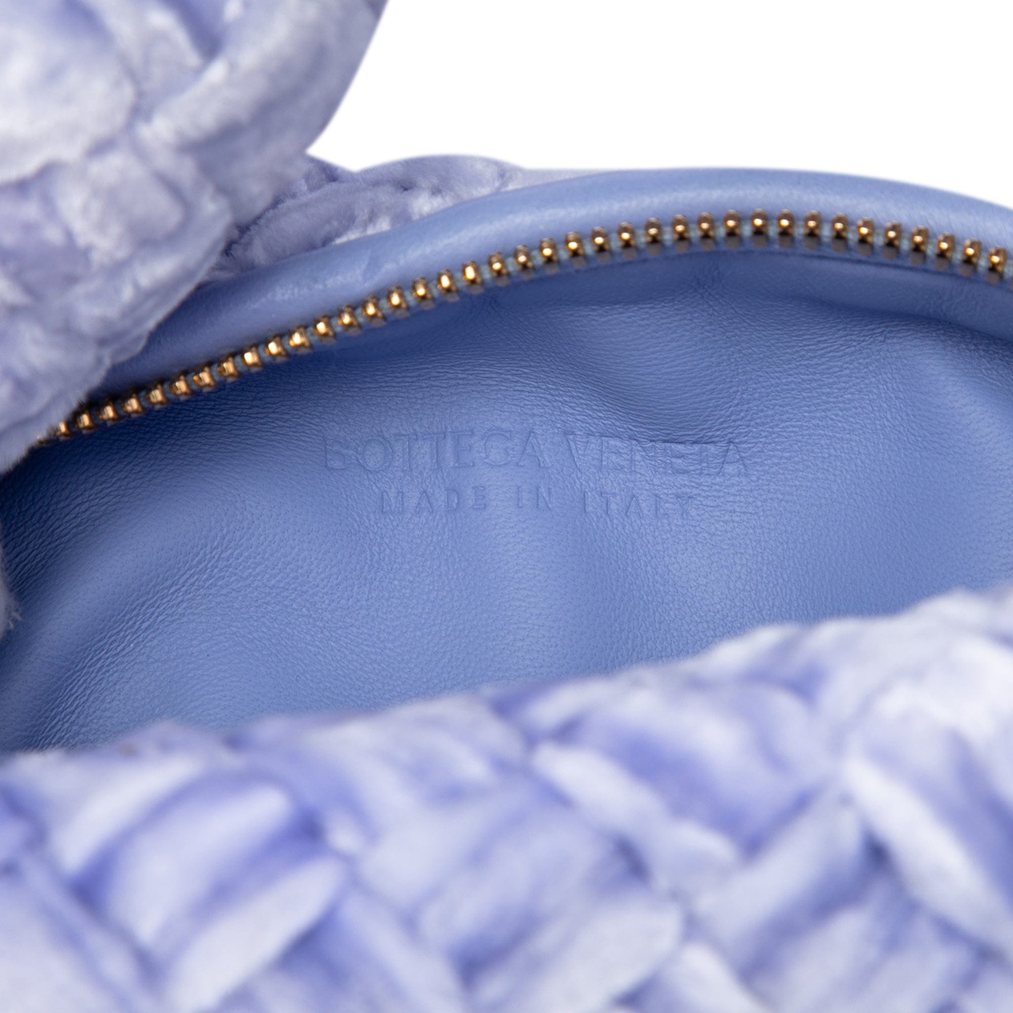 Bottega Veneta Mini Velvet Intrecciato Jodie