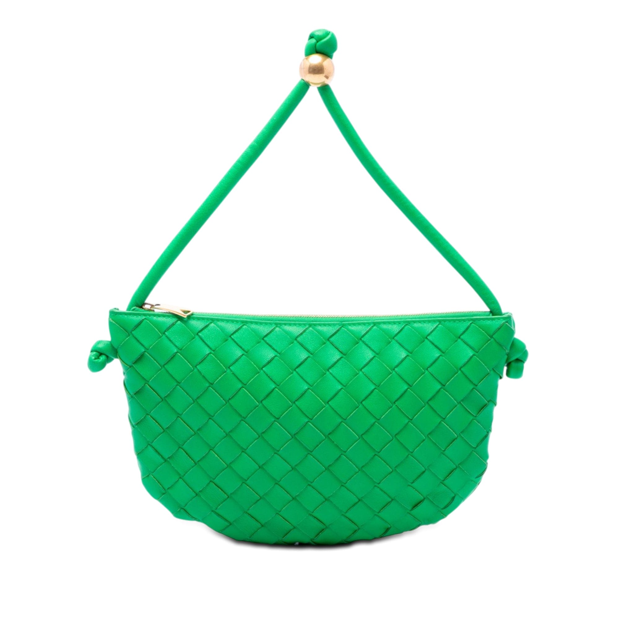 Bottega Veneta Small Lambskin Intrecciato Turn Pouch