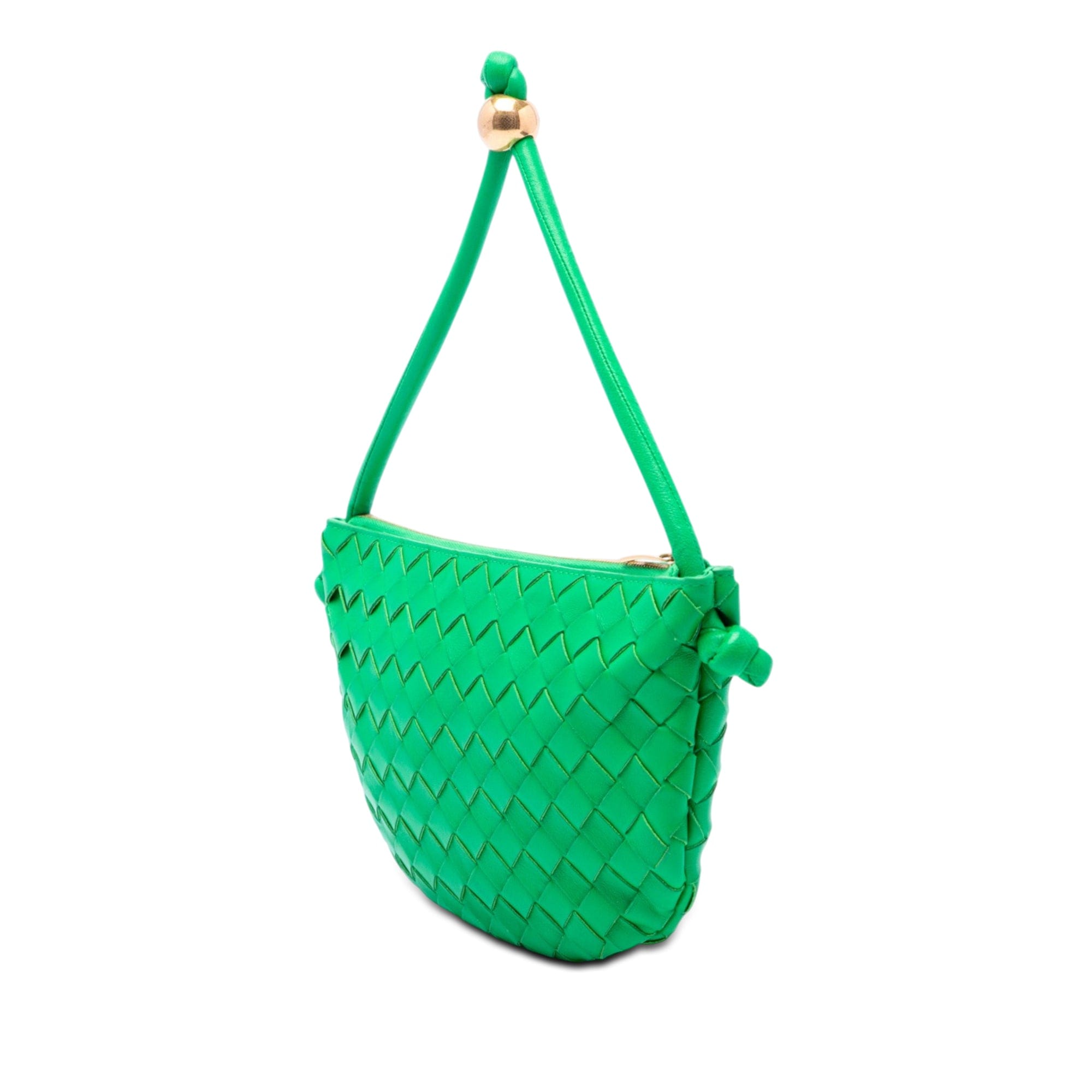 Bottega Veneta Small Lambskin Intrecciato Turn Pouch
