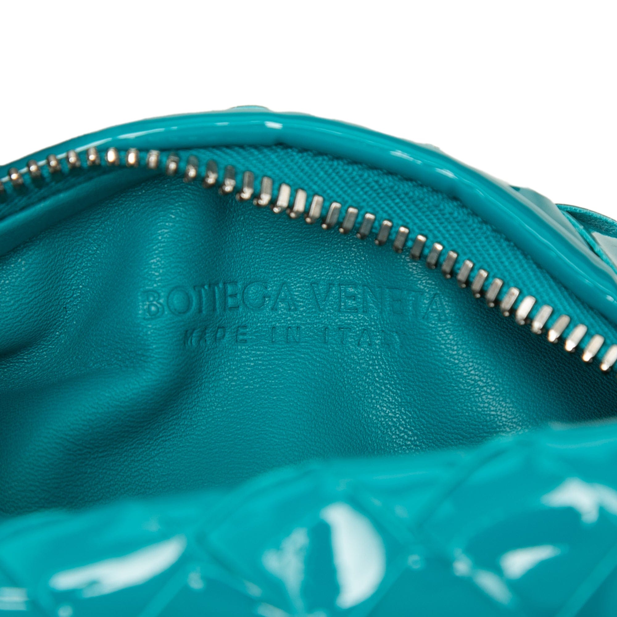 Bottega Veneta Mini Patent Intrecciato Jodie