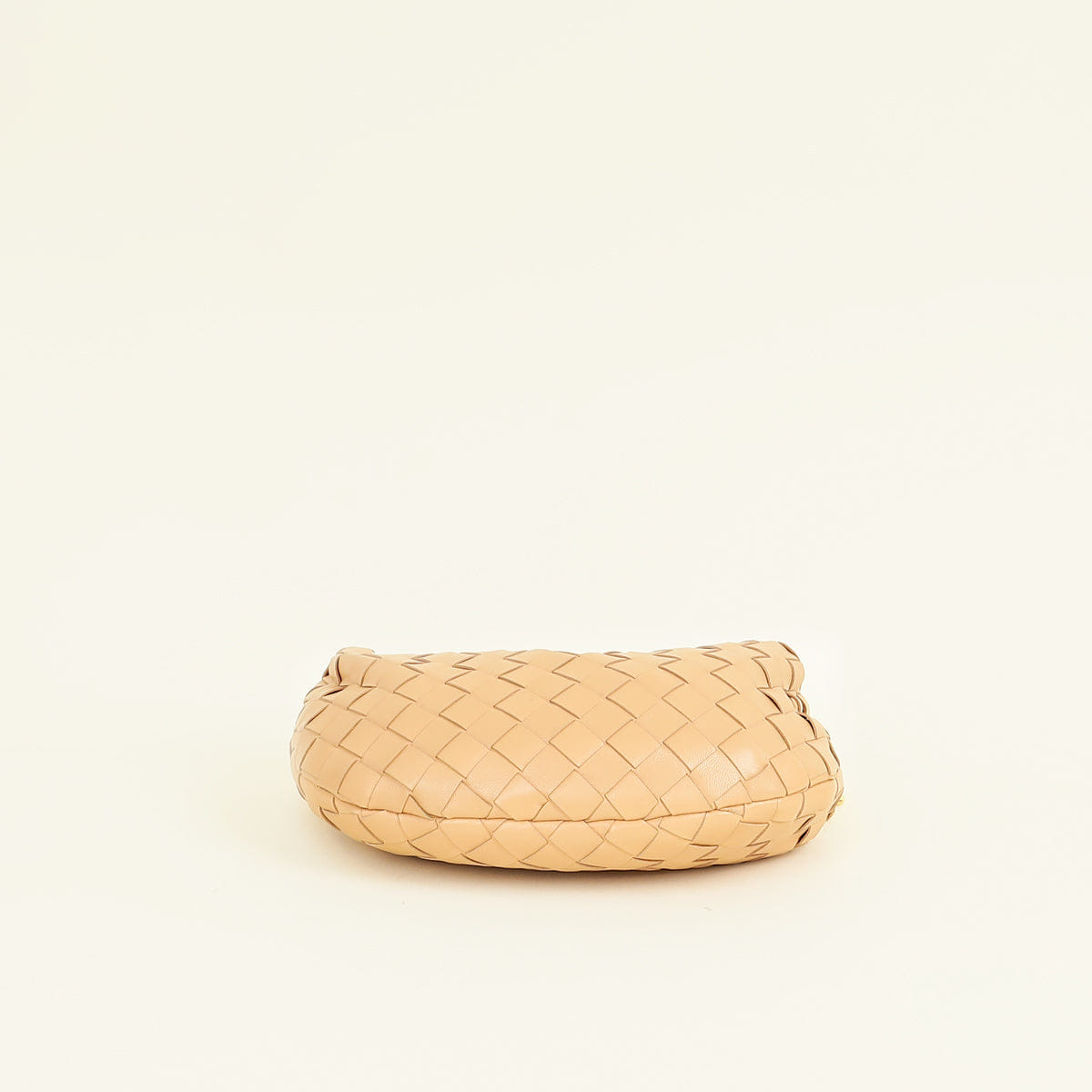 Bottega Veneta Beige Intrecciato Chain Mini Jodie Bag