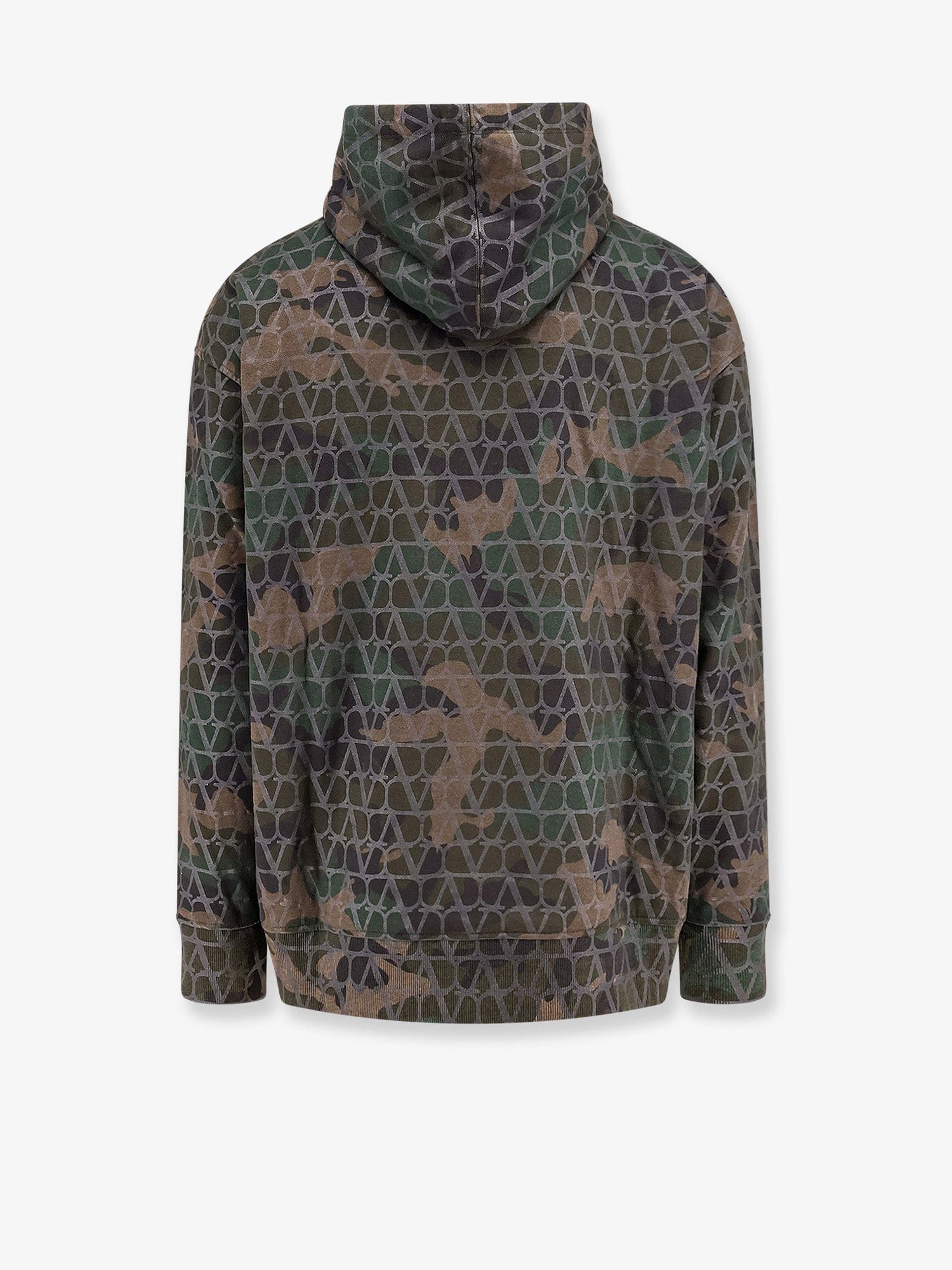 Valentino Jersey sweatshirt with toile iconographe camouflage print
