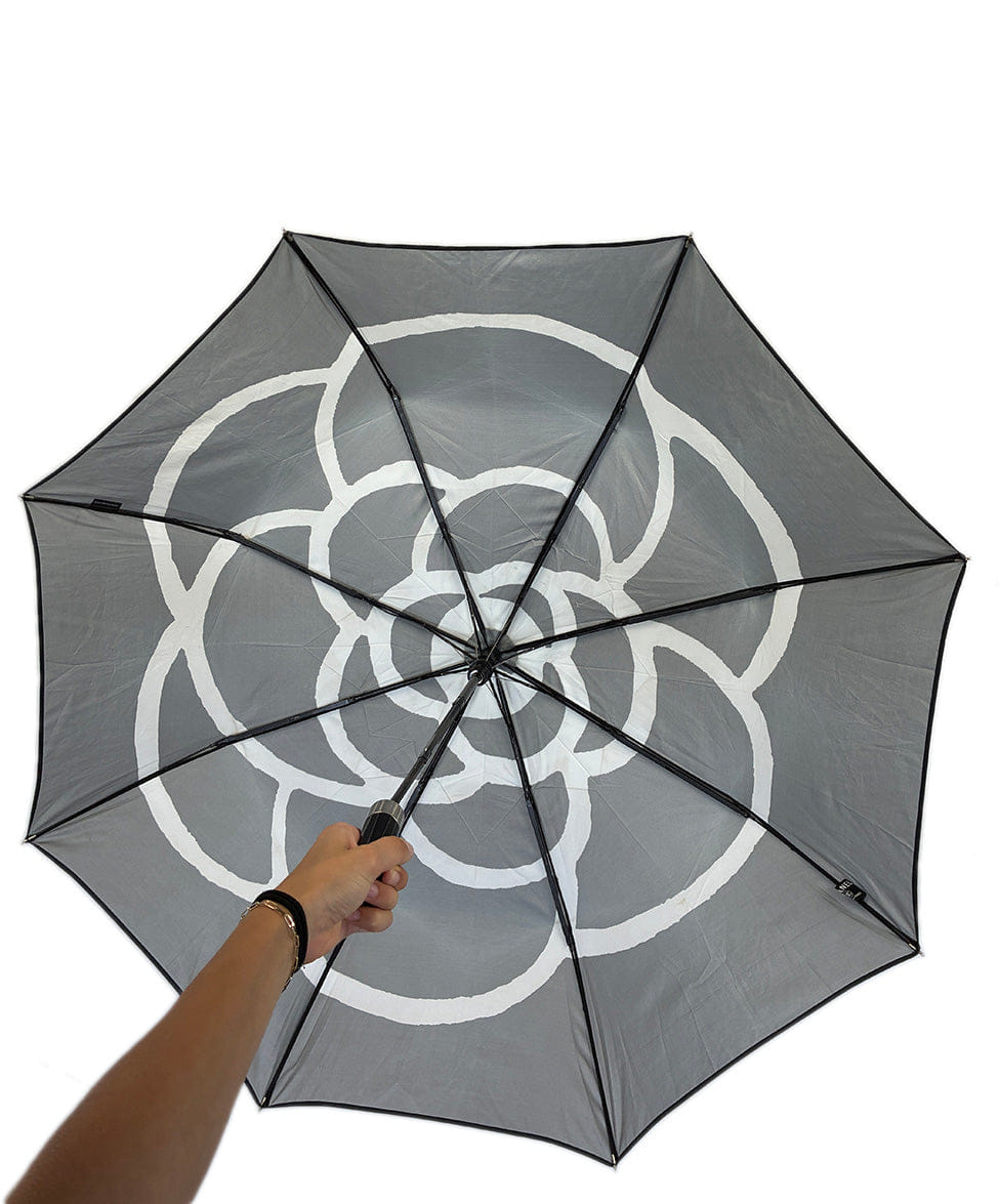 Chanel B&W Camellia Umbrella