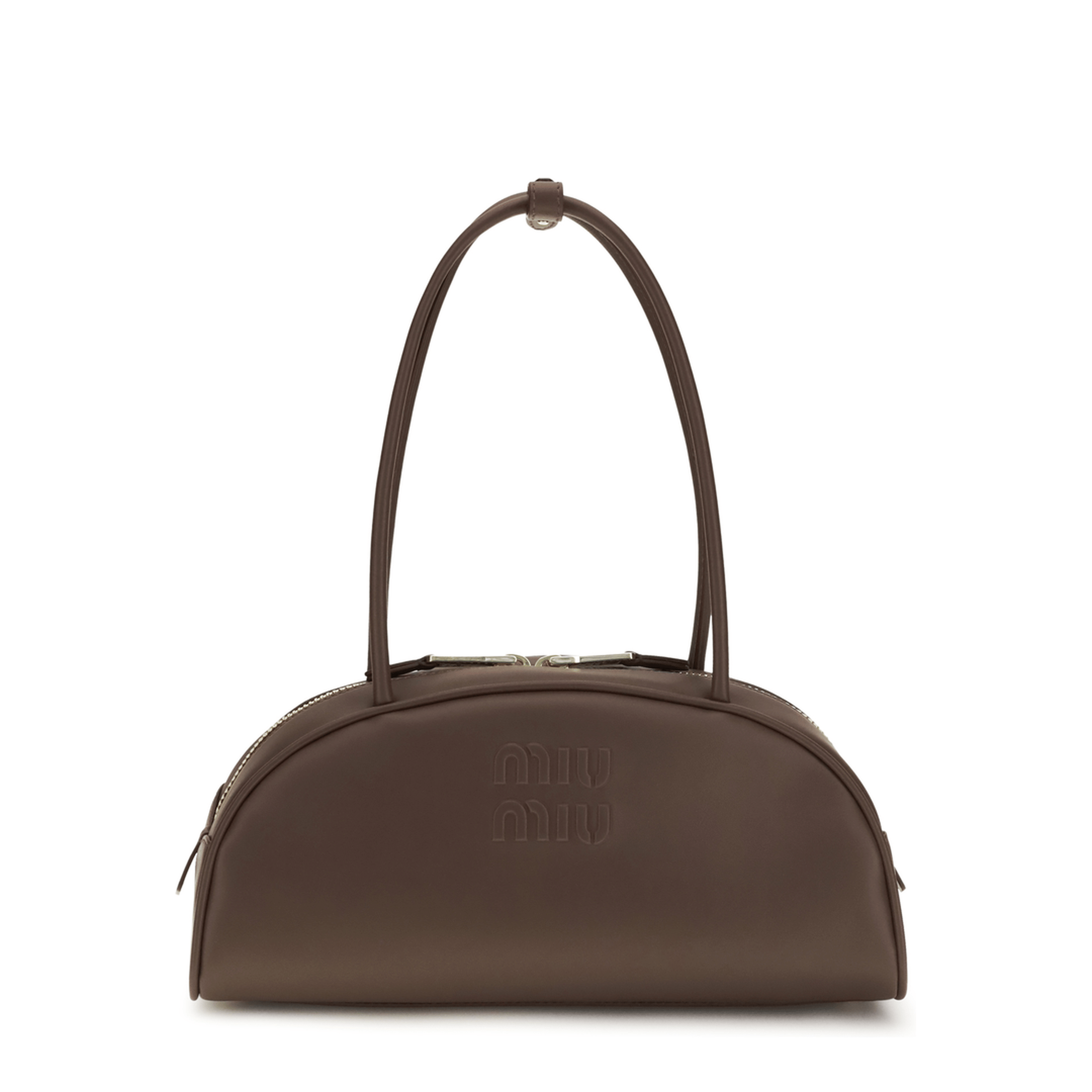 Miu Miu Beau Softy Medium Calf Leather Shoulder Bag - Bruyère