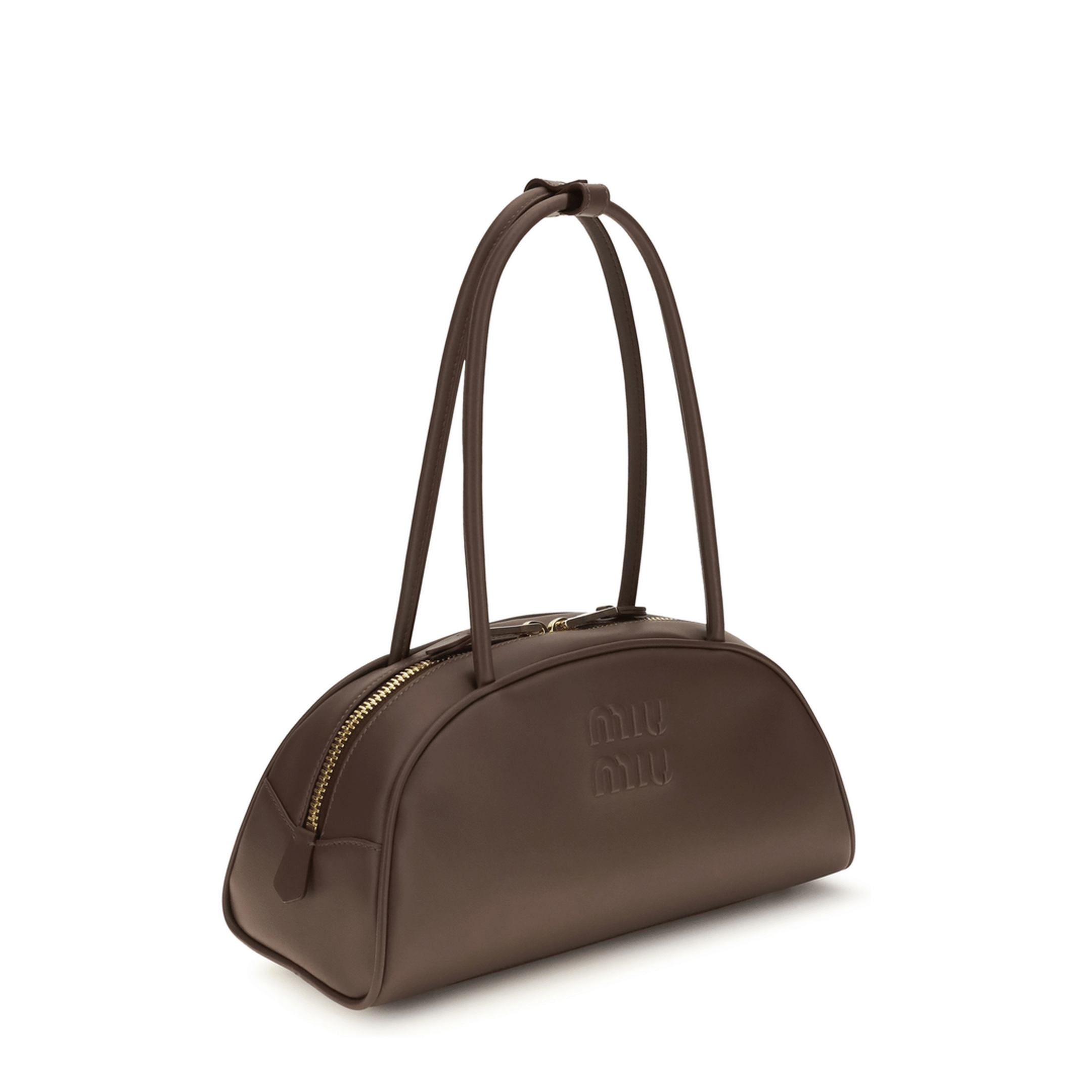 Miu Miu Beau Softy Medium Calf Leather Shoulder Bag - Bruyère