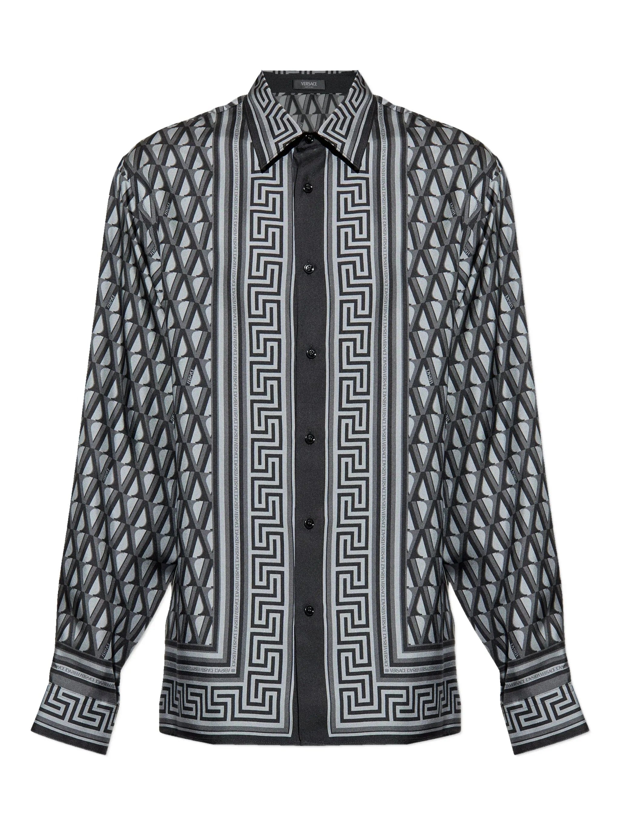 Versace geometric print shirt