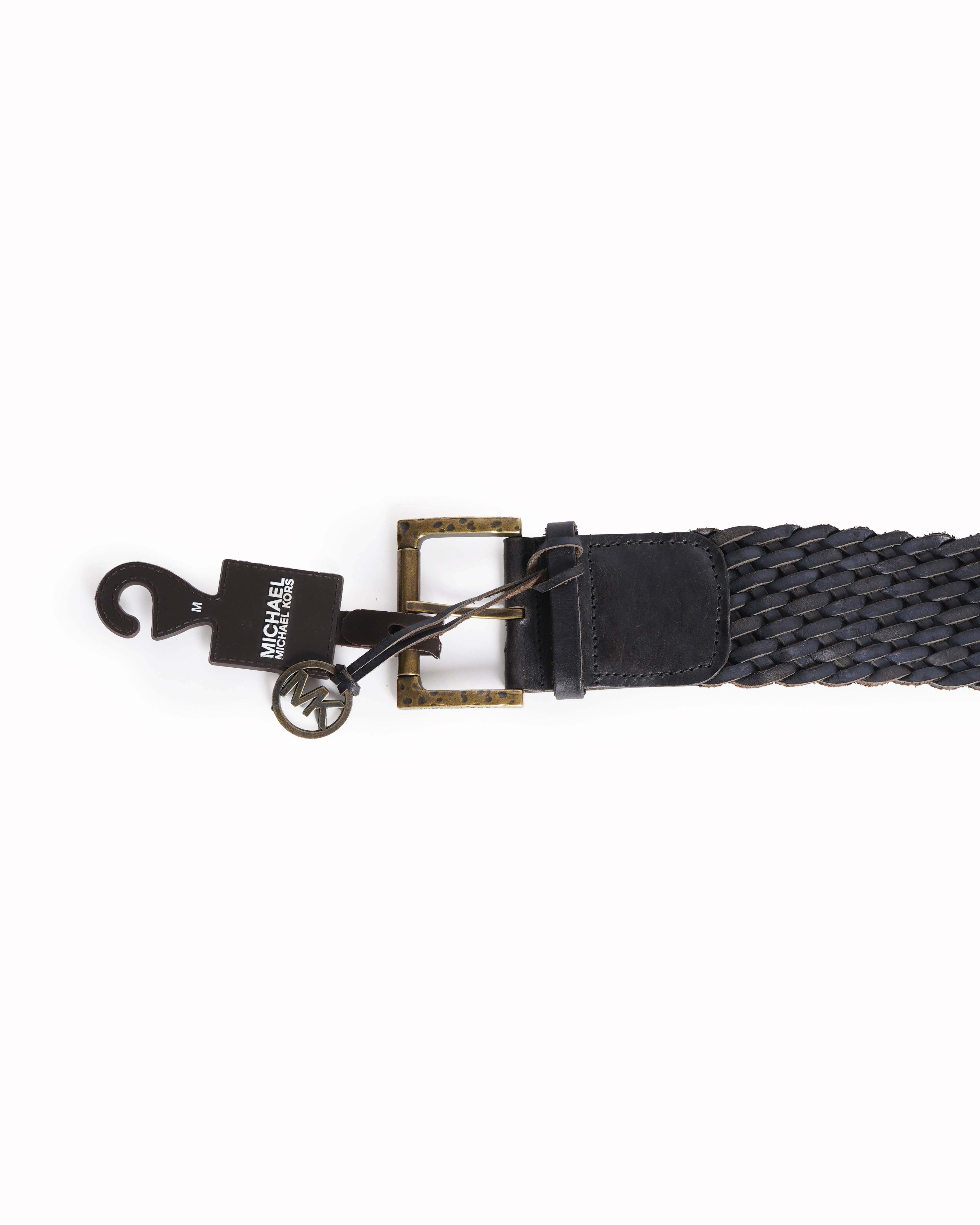 Michael Kors Braided Leather Belt