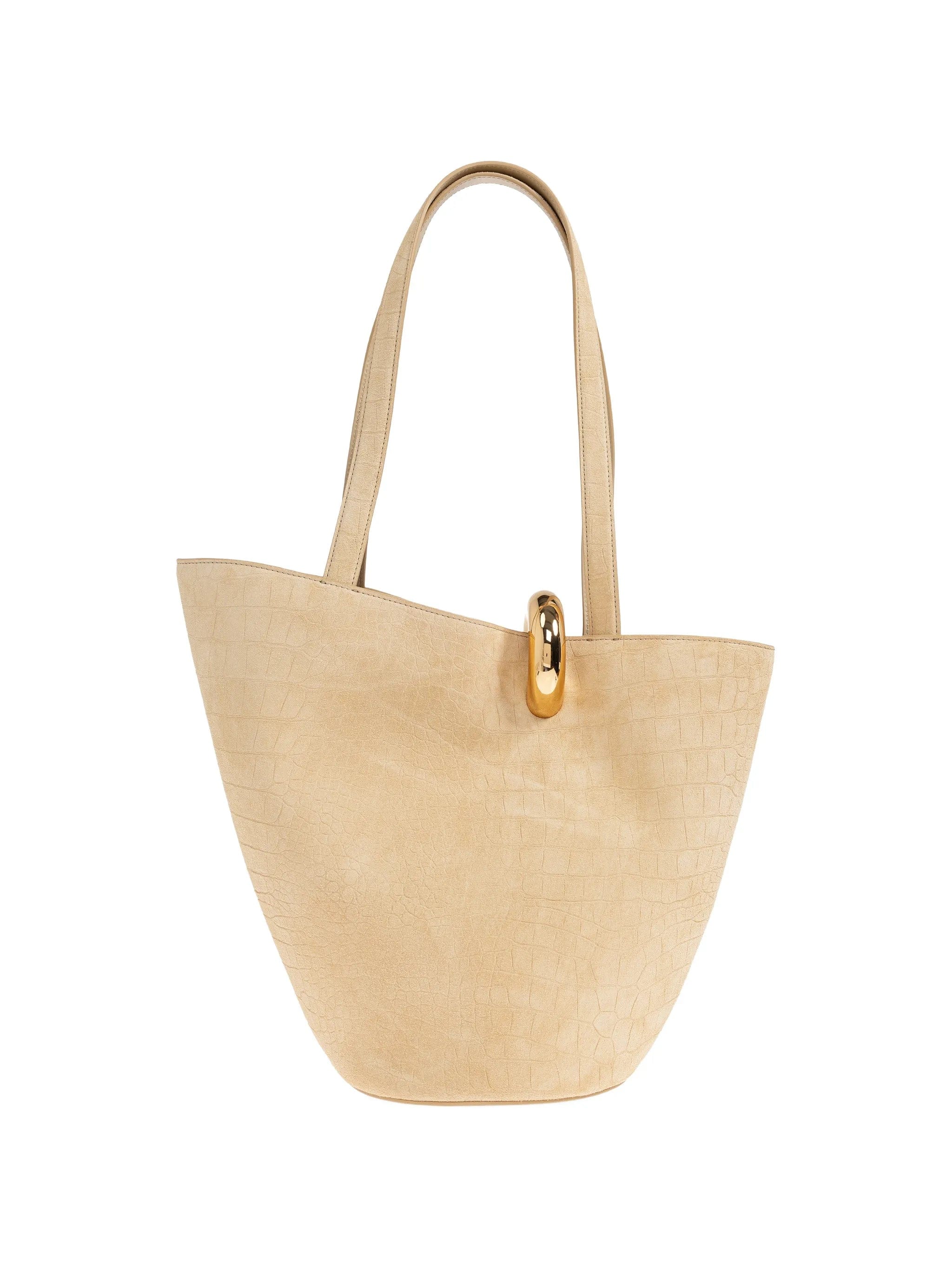 Jacquemus The Medium Bambola crocodile - effect shoulder bag