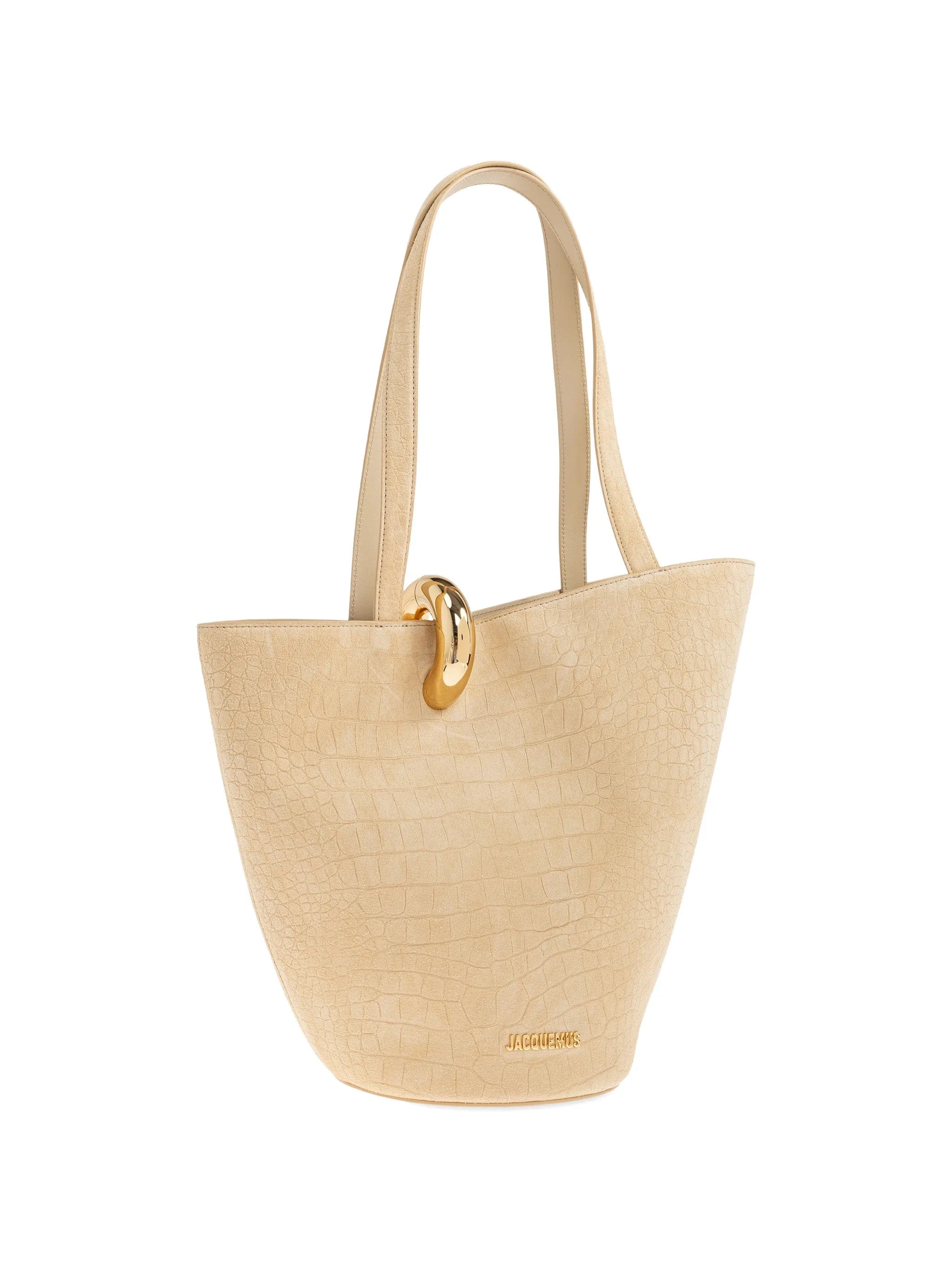 Jacquemus The Medium Bambola crocodile - effect shoulder bag
