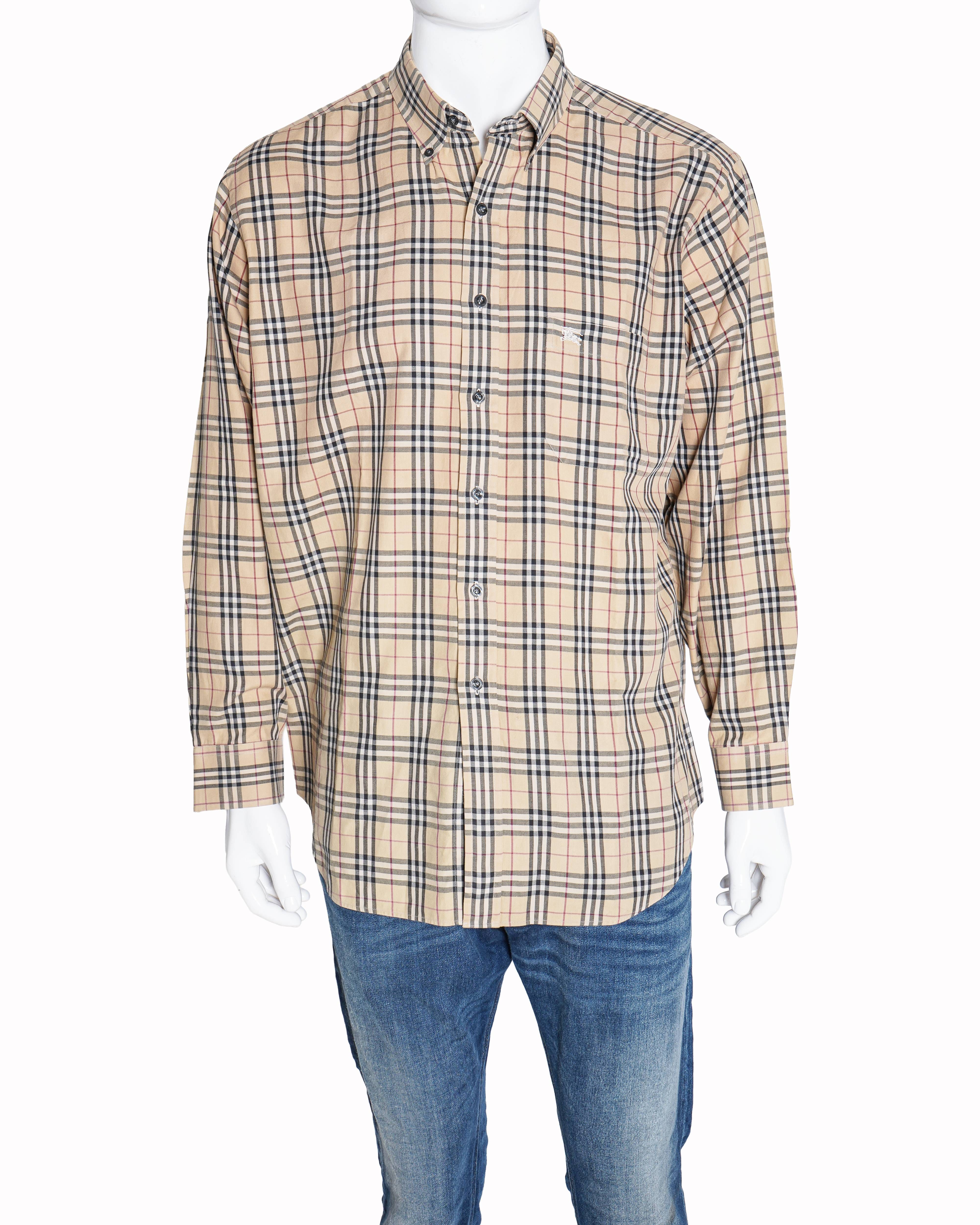 Burberry Men’s House Check Cotton Shirt