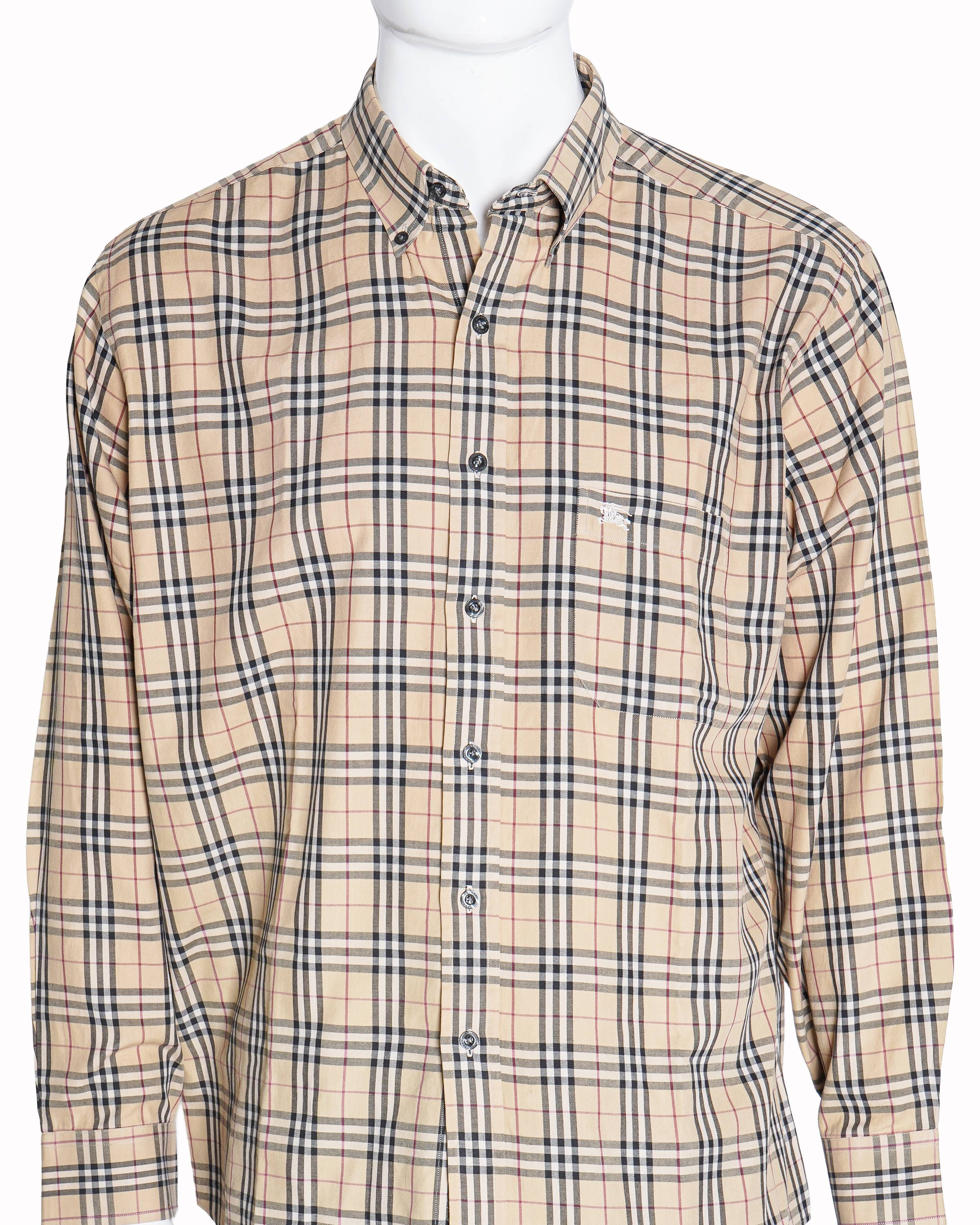Burberry Men’s House Check Cotton Shirt
