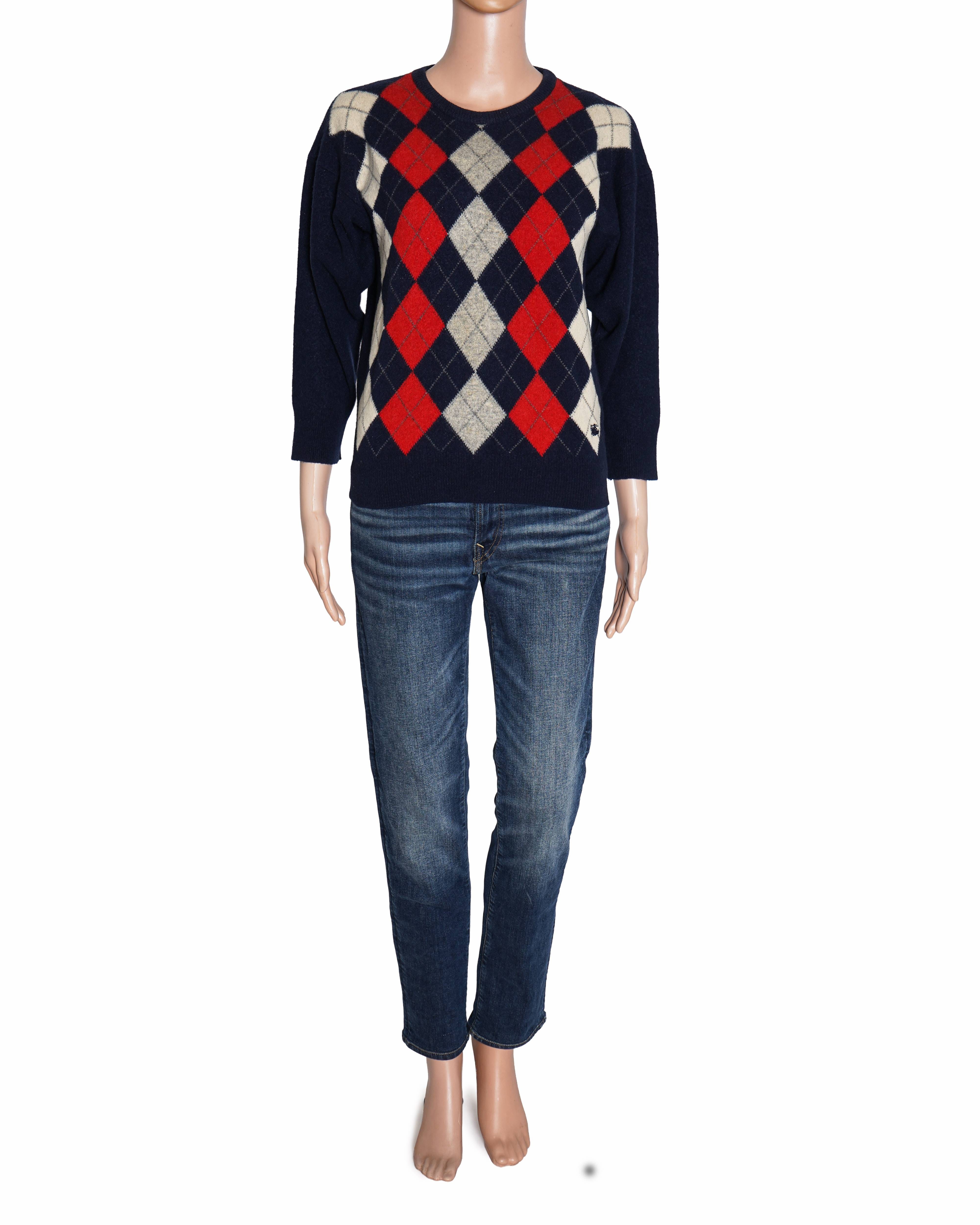 Burberry Vintage Burberrys Pure Lambswool Sweater