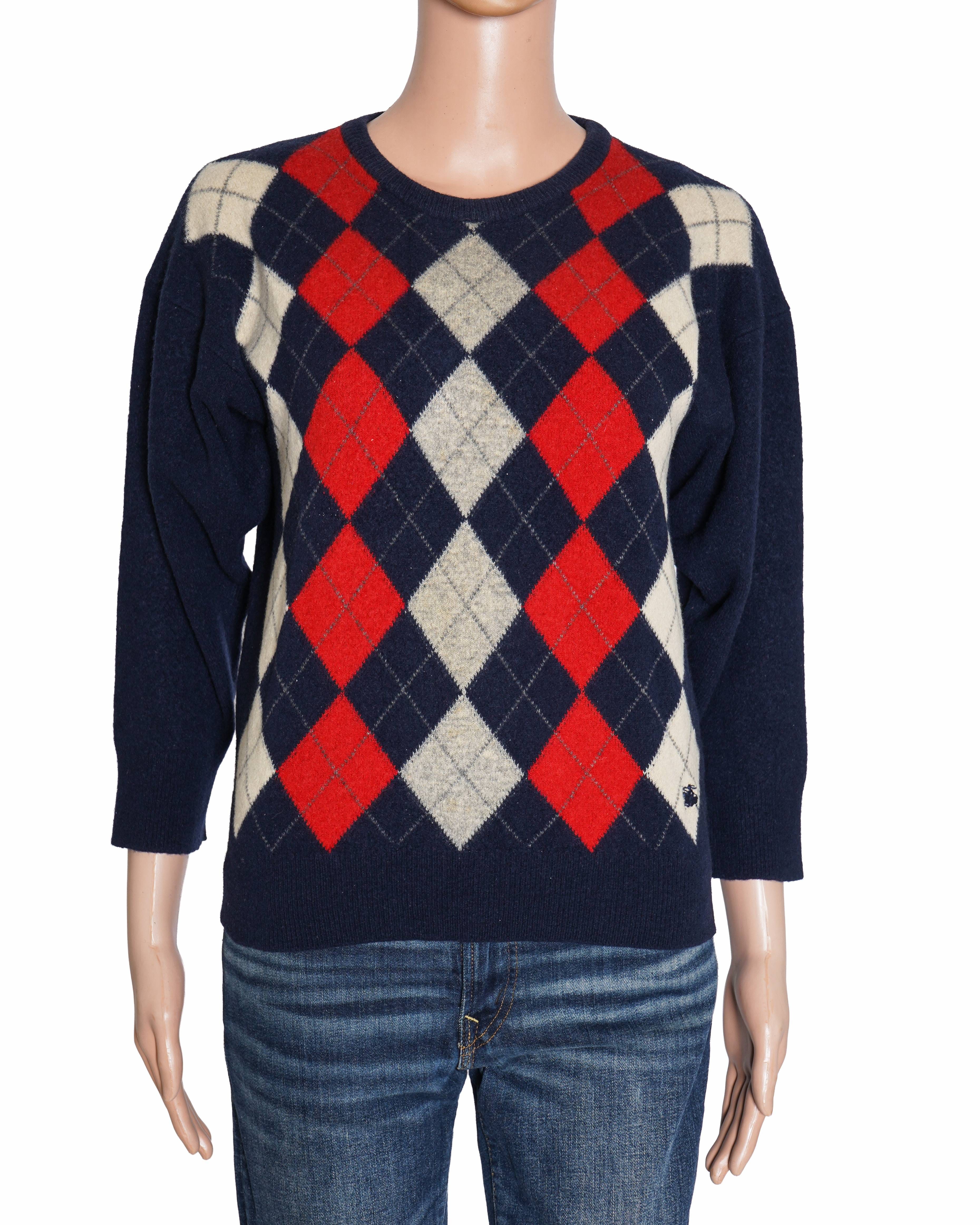 Burberry Vintage Burberrys Pure Lambswool Sweater