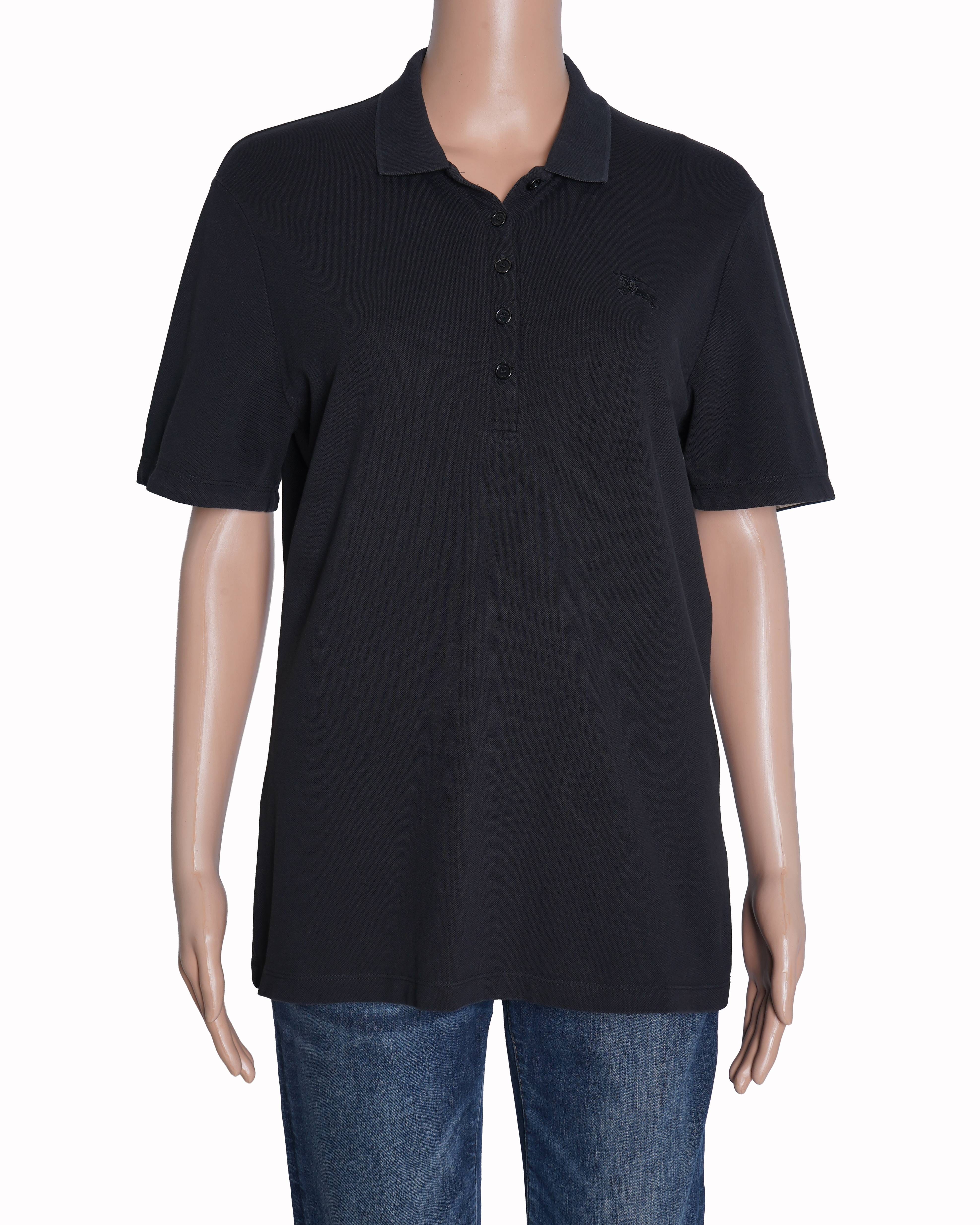 Burberry Polo T - shirt in black