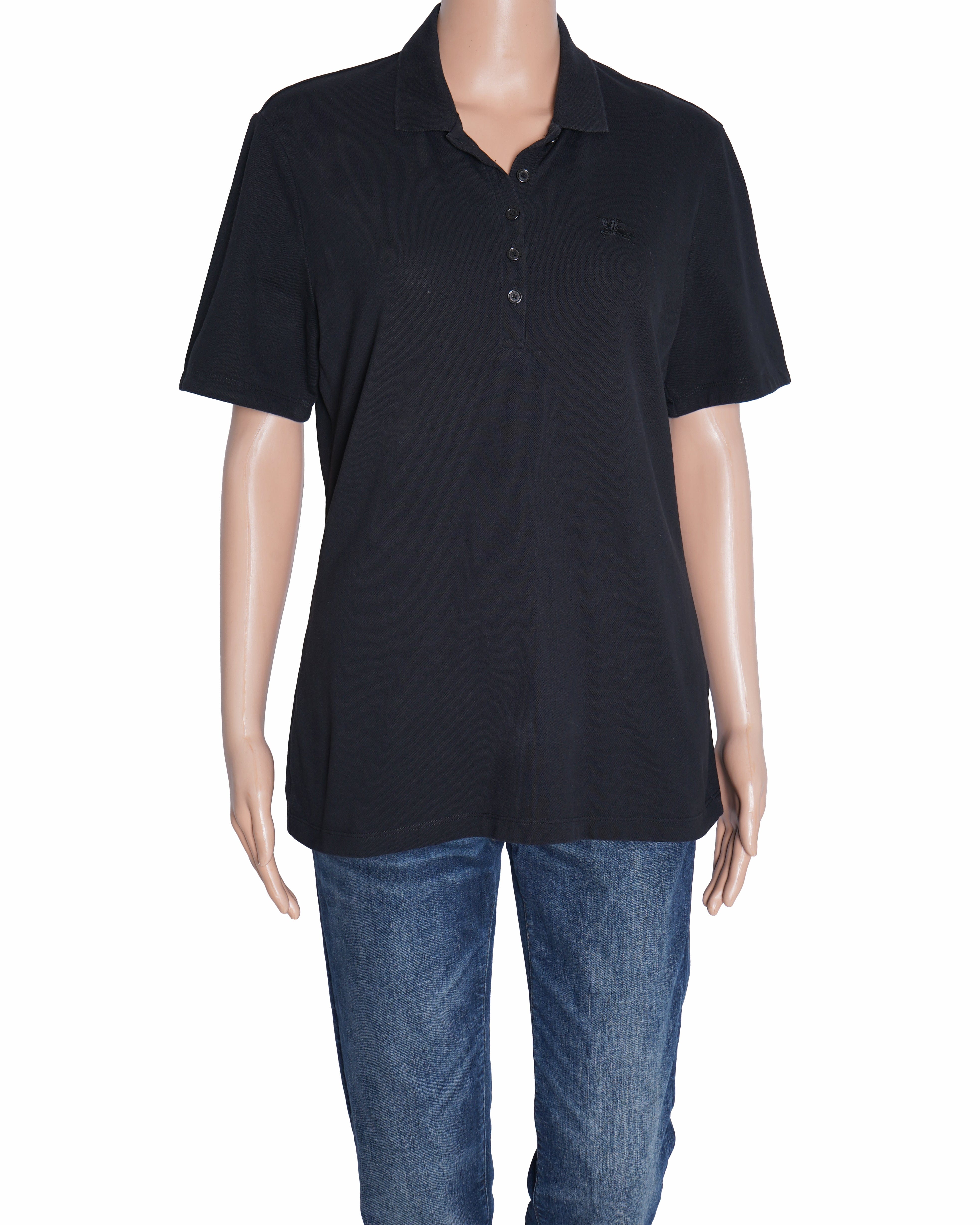 Burberry Black polo T-Shirt